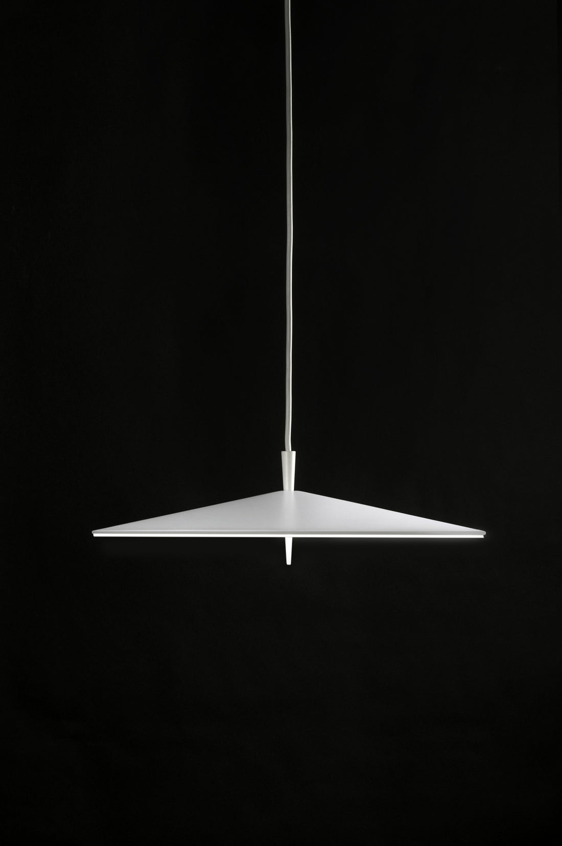 Pla pendel 60 LED gestructureerd wit