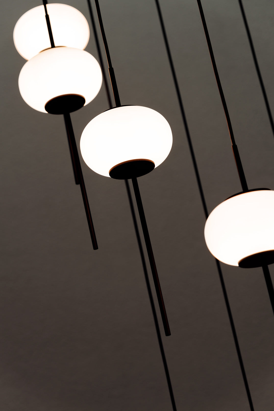 Astros hanglamp 2 x G9 gestructureerd zwart zonder baldakijn