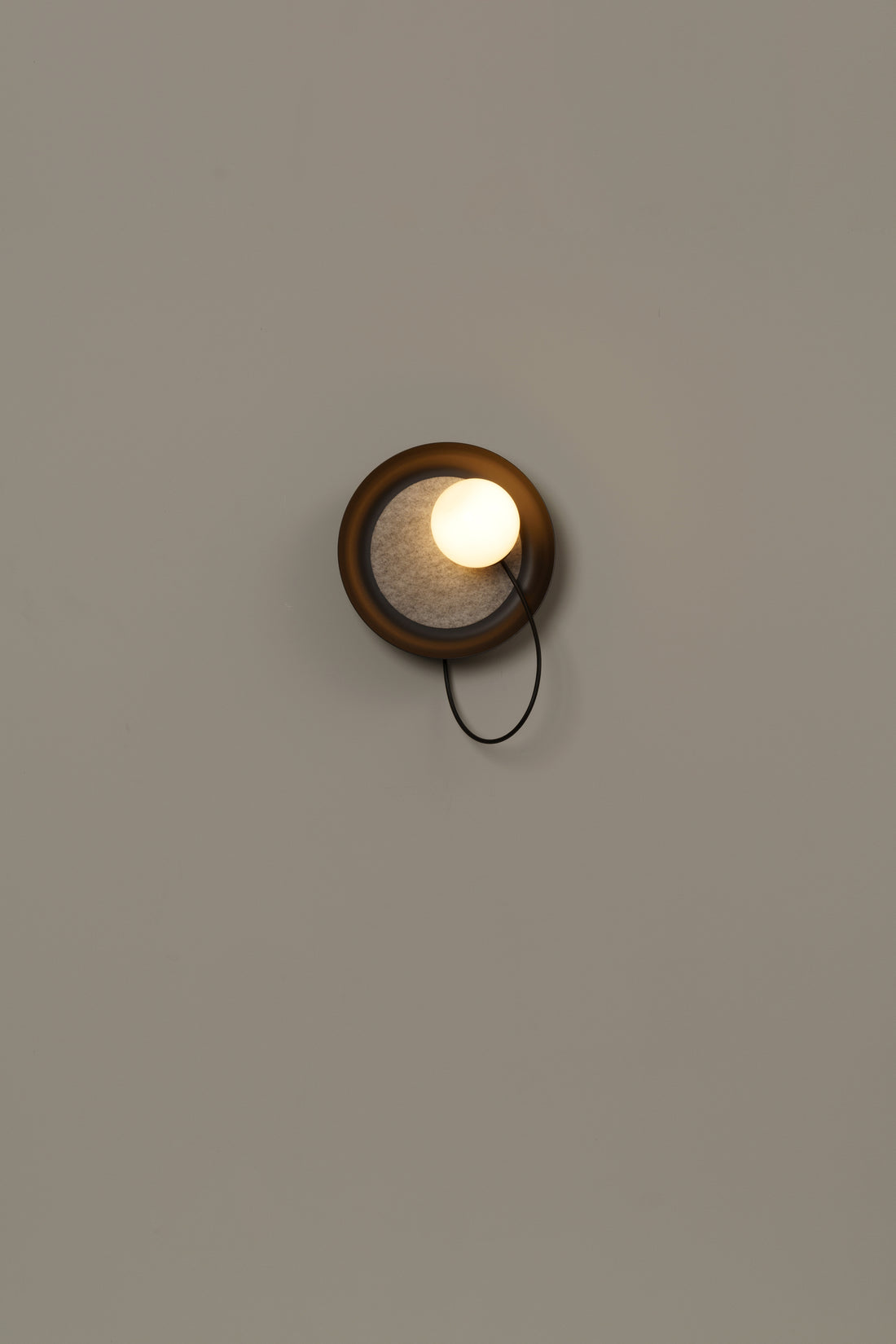 Wire-wandlamp 24 cm G9, gestructureerd antracietgrijs