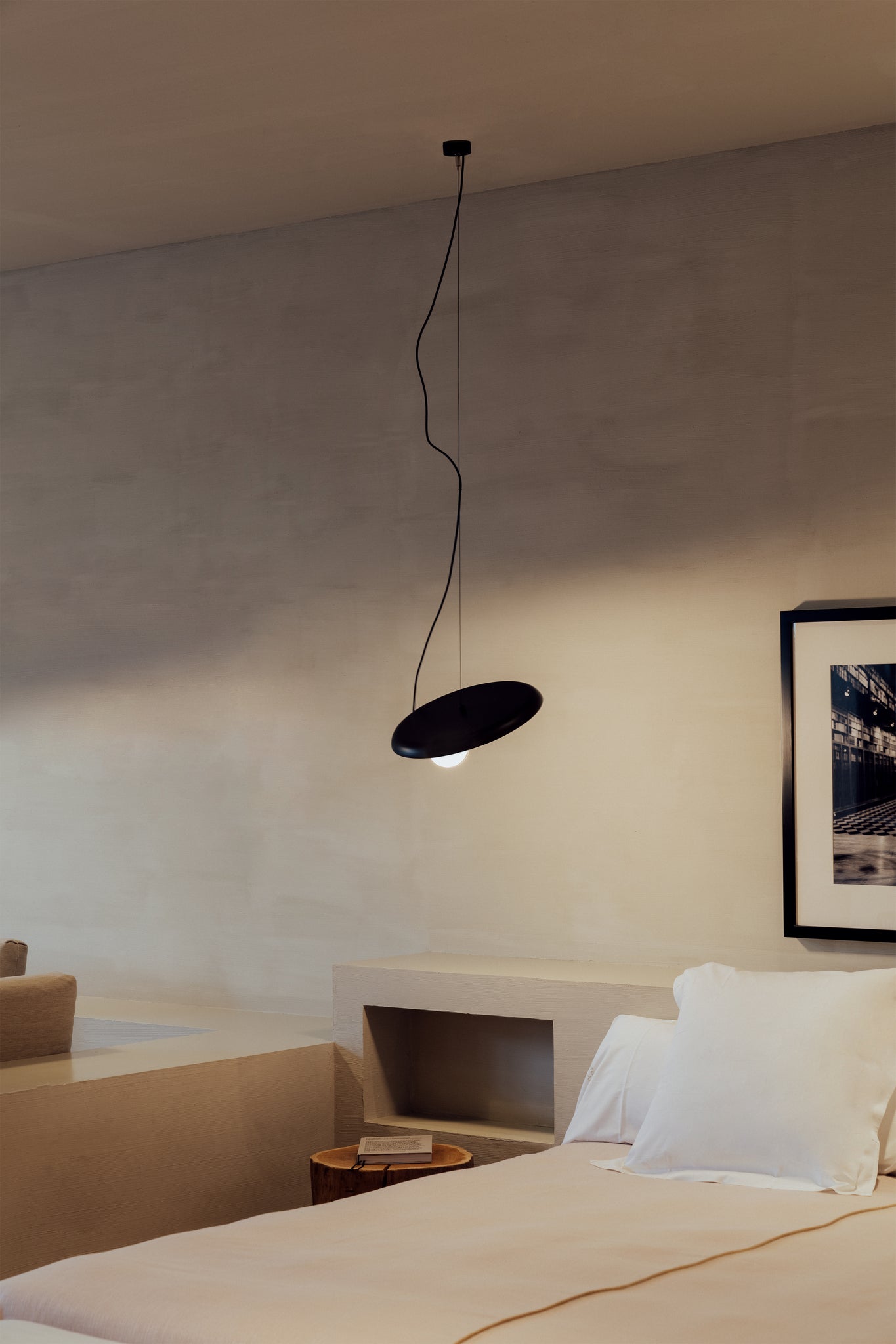 Draadhanglamp Ø 38 cm, G9, gestructureerd antracietgrijs