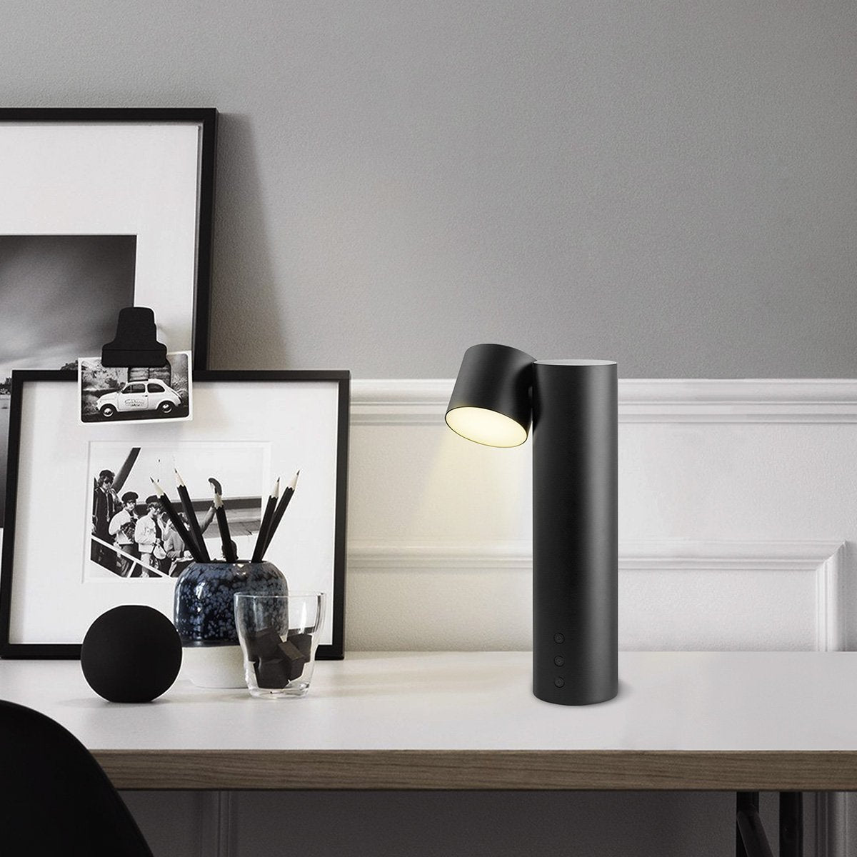 Lar Led Bureaulamp 5W Zwart - Lar Verstelbare
