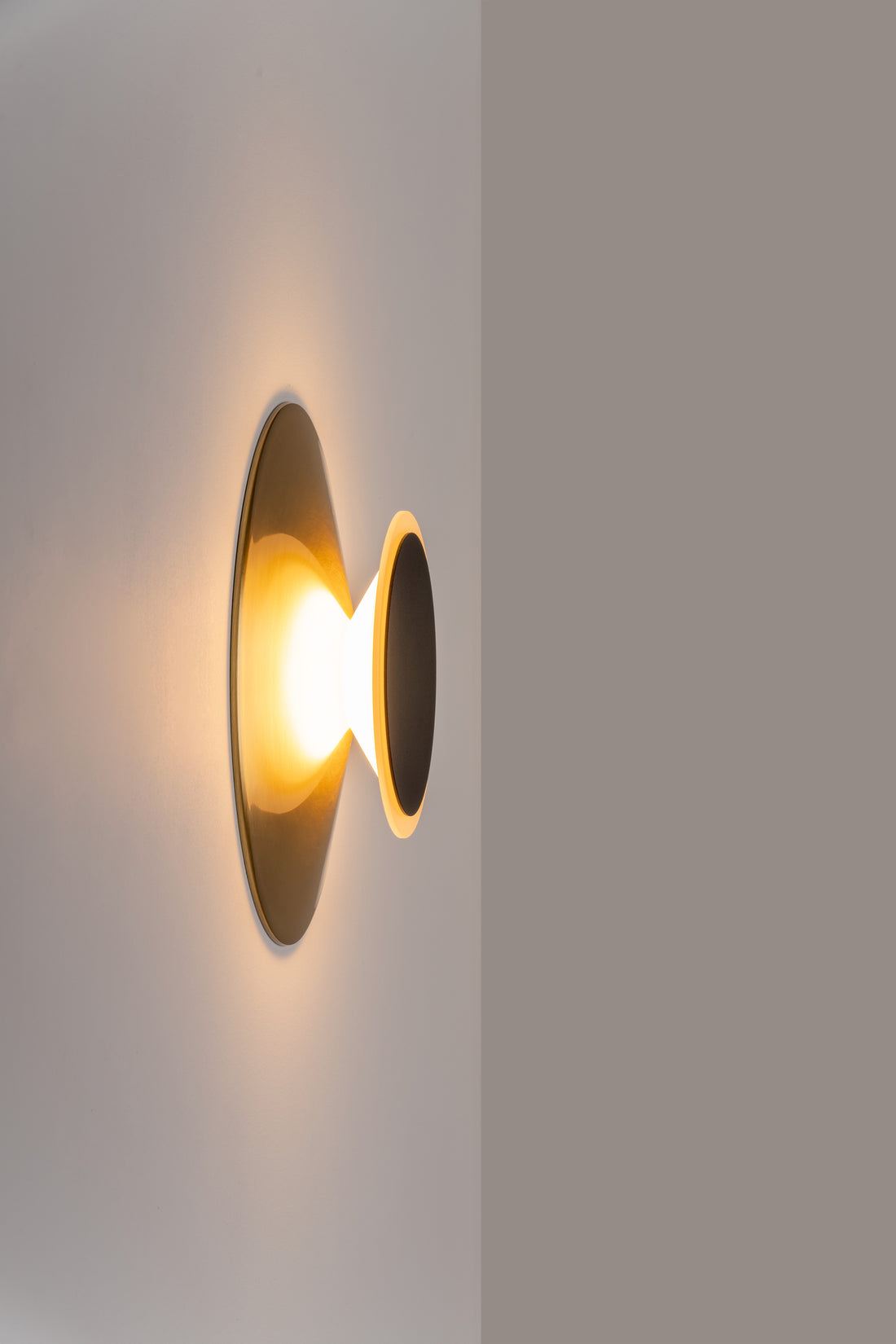 Horizon wandlamp LED-printplaat 12 W geborsteld messing