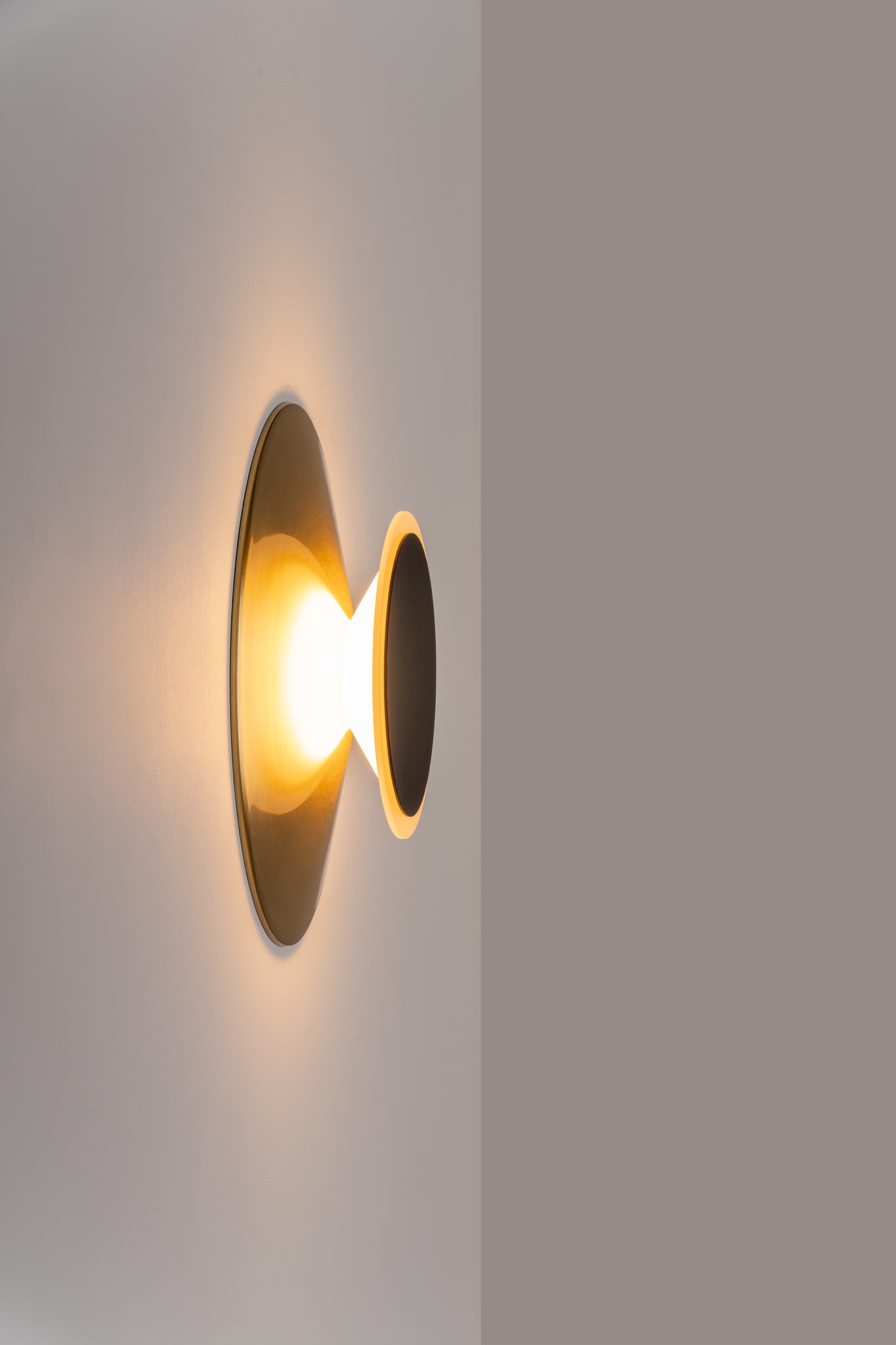 Horizon wandlamp LED-printplaat 12 W geborsteld messing