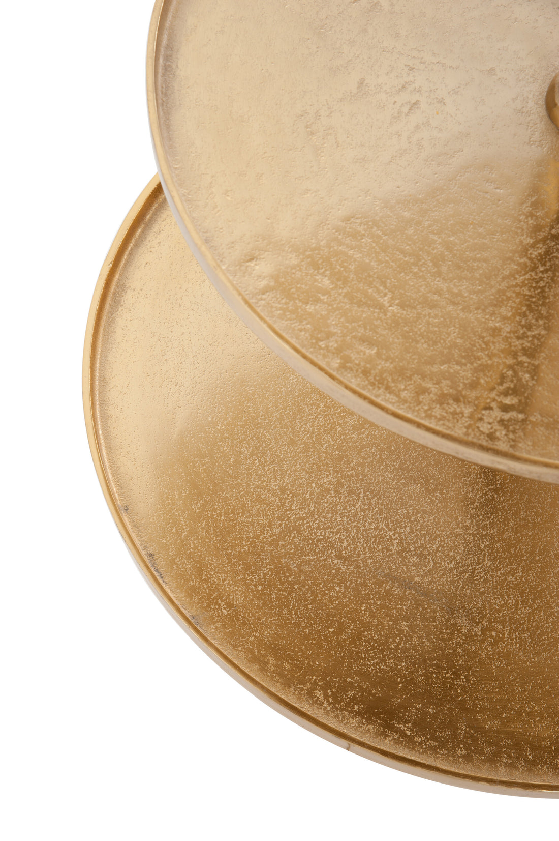 Lade 5 niveaus rond aluminium goud