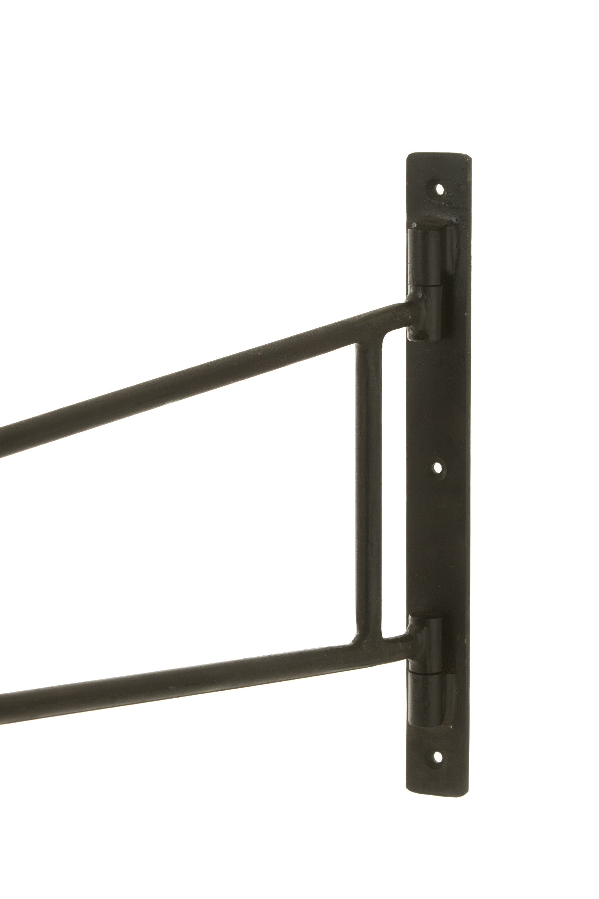 Tafel Wand Draaiend Rond Hout/Metaal Natuurlijk