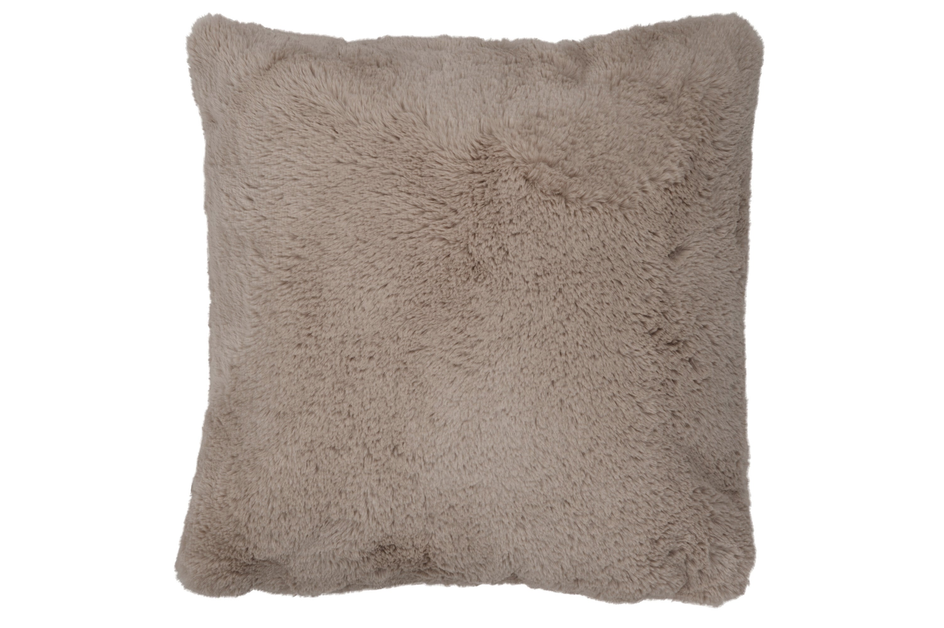 J-Line Cutie Sierkussen – Polyester – 45x45 cm – Muisgrijs