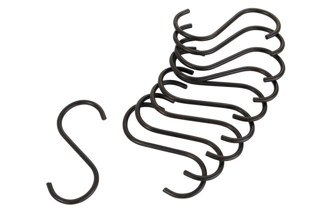 Haak S-vorm Metaal Zwart