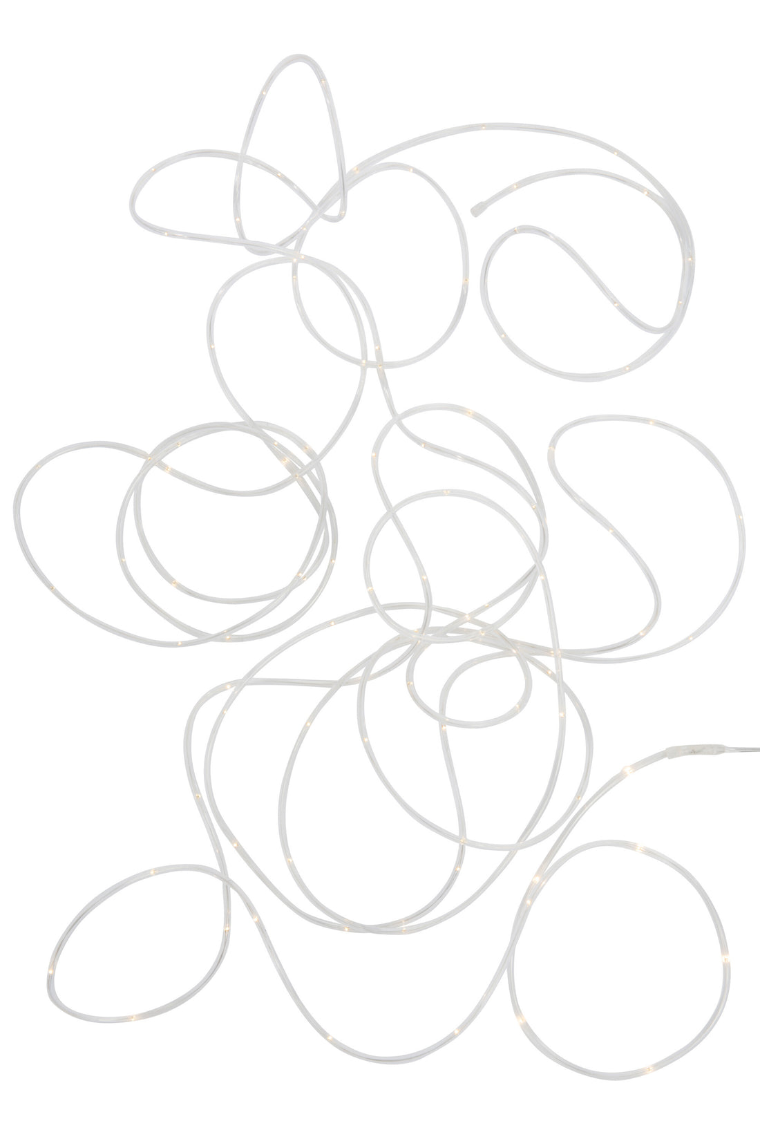 J-Line Kerstverlichting 10M Binnen/Buiten Warm Wit Kunststof