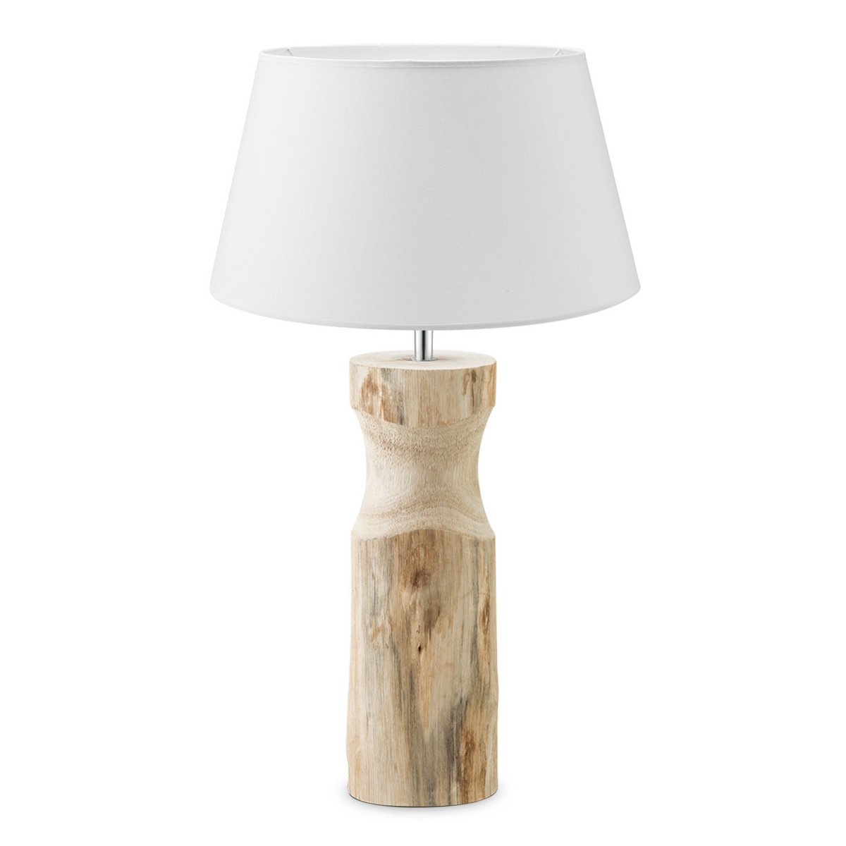 Tafellamp Largo met Bodo Houten Lampvoet en Lampenkap