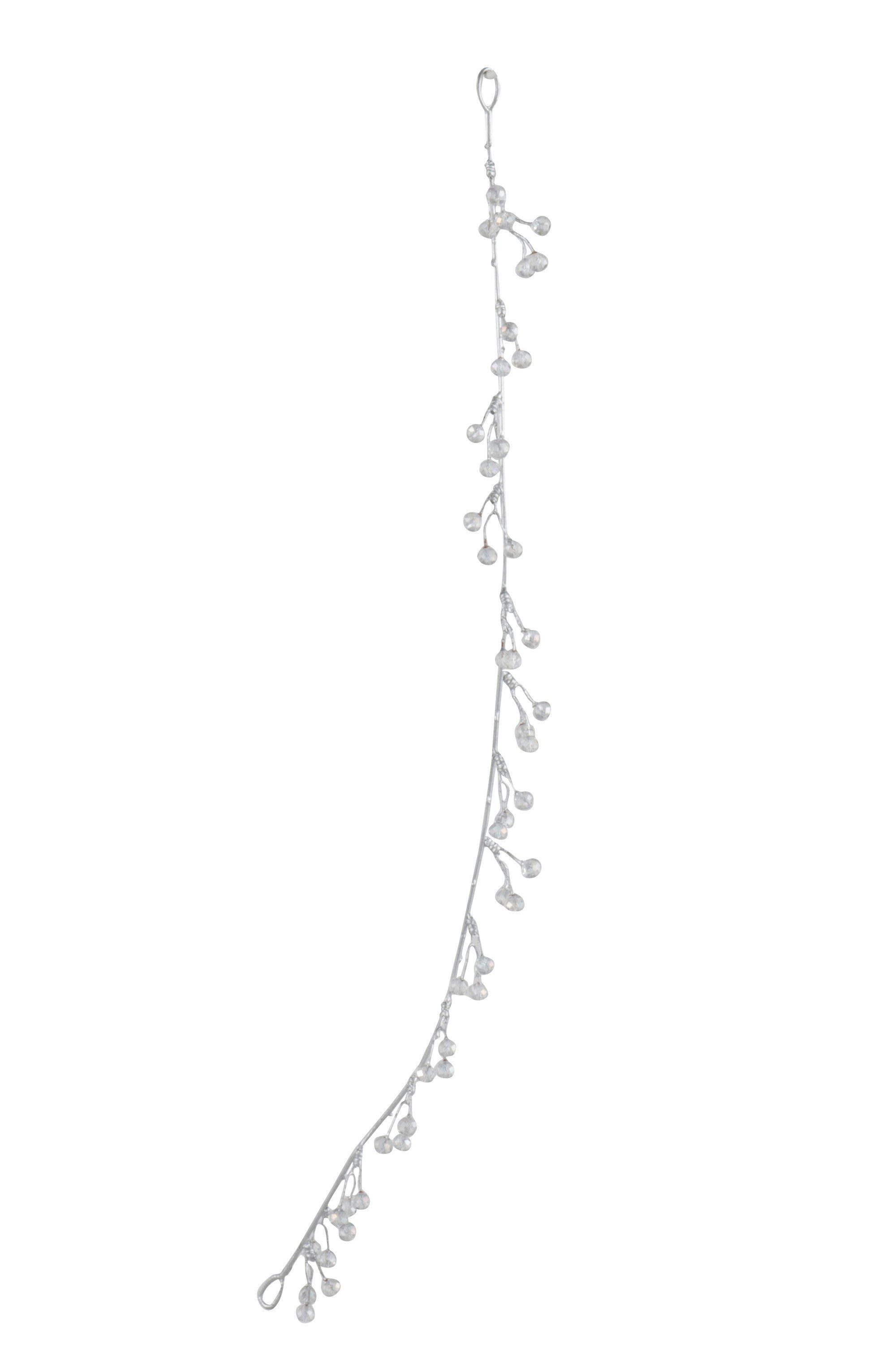 Guirlande Parels Plastic Transparant/Zilver