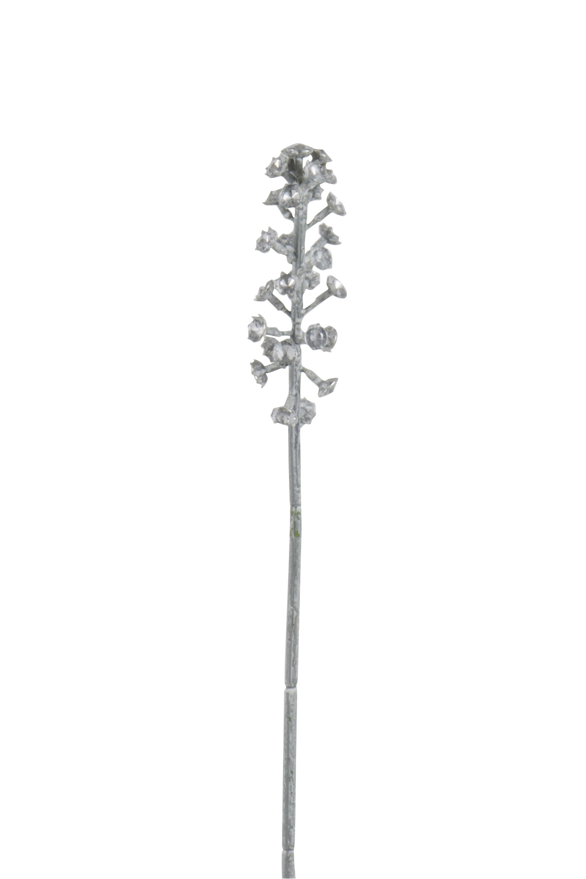 J-Line Tak Strass Plastiek Blinkend Zilver Small
