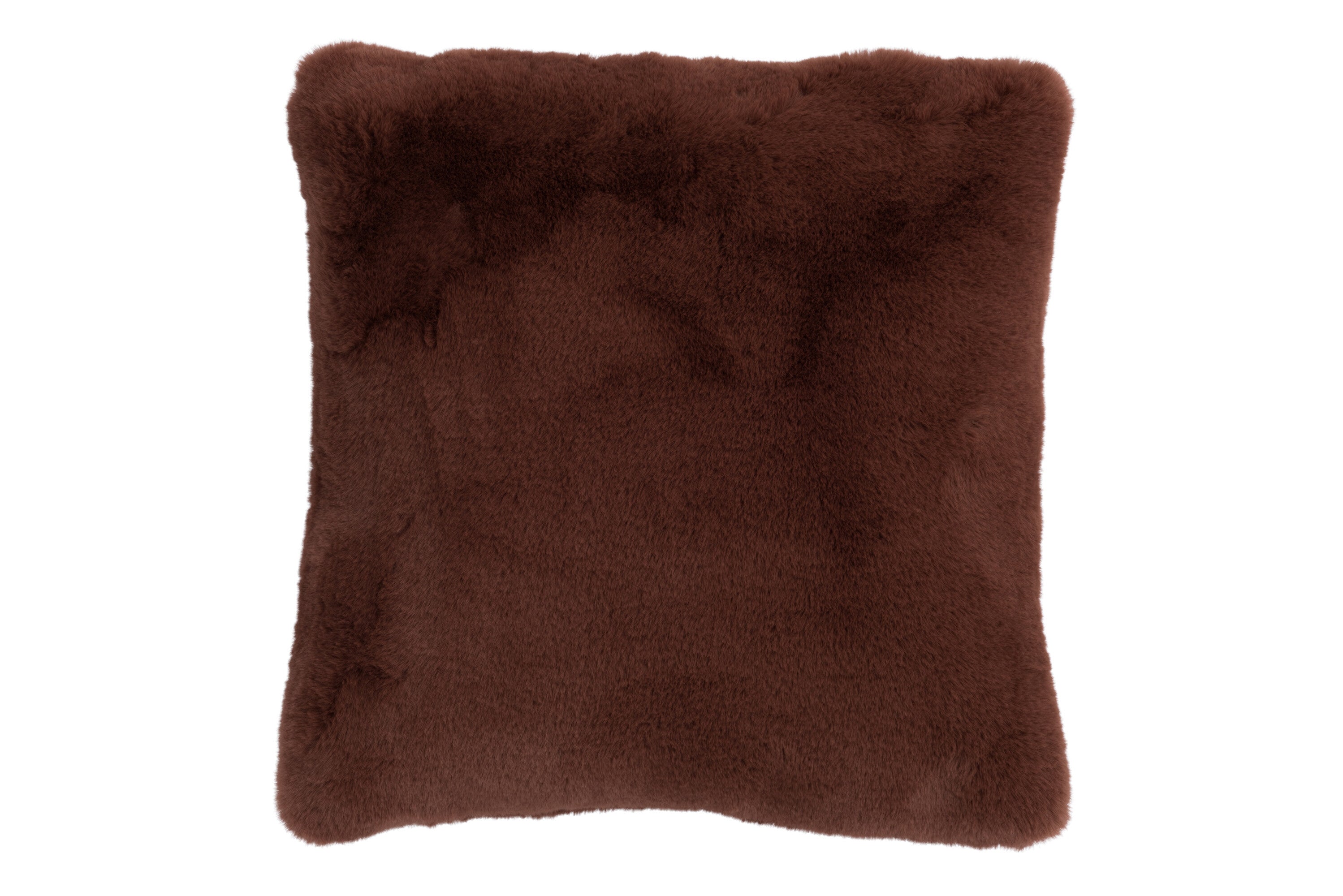 J-Line Cutie Sierkussen – Polyester – 45x45 cm – Lichtbruin