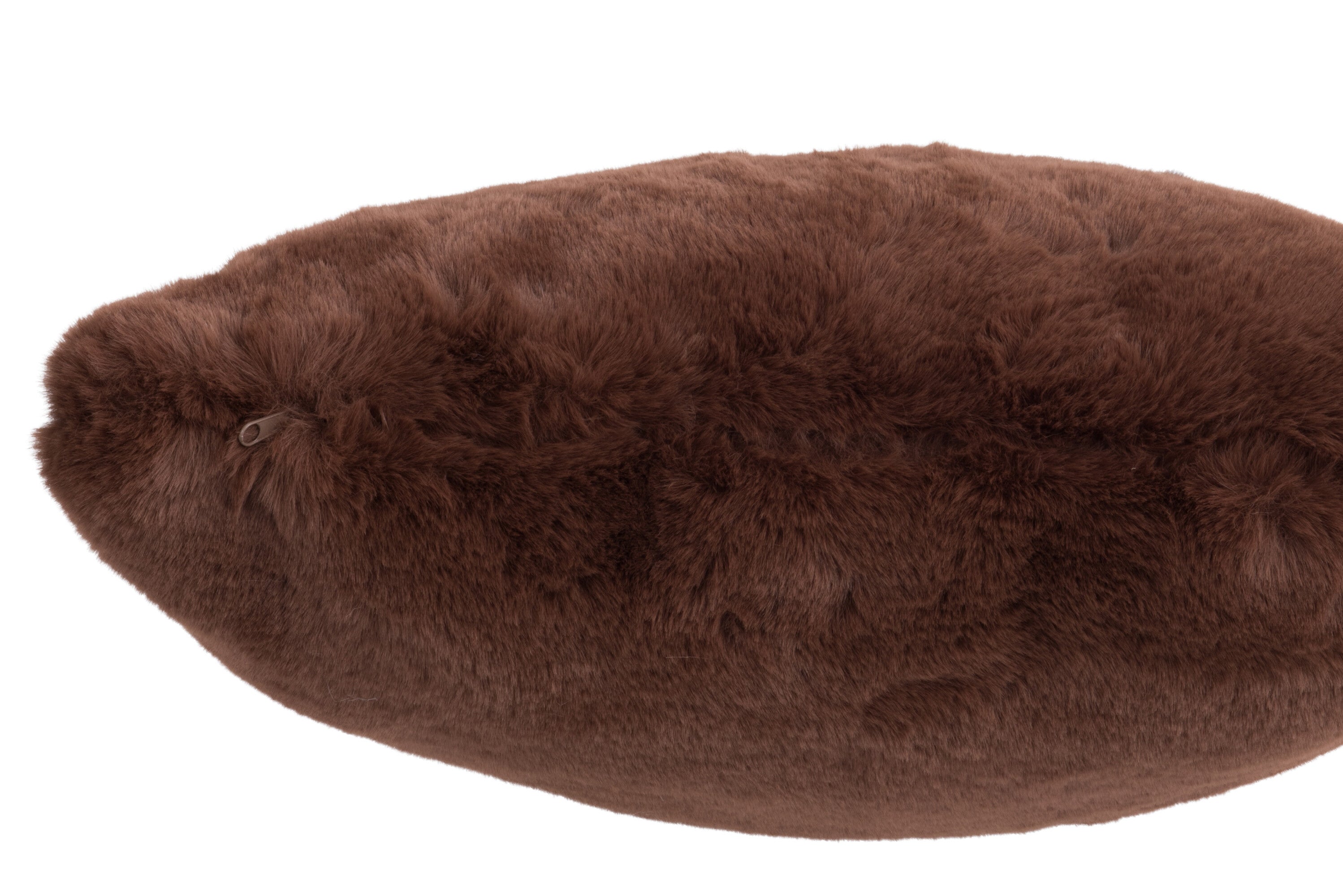 J-Line Cutie Sierkussen – Polyester – 45x45 cm – Bruin