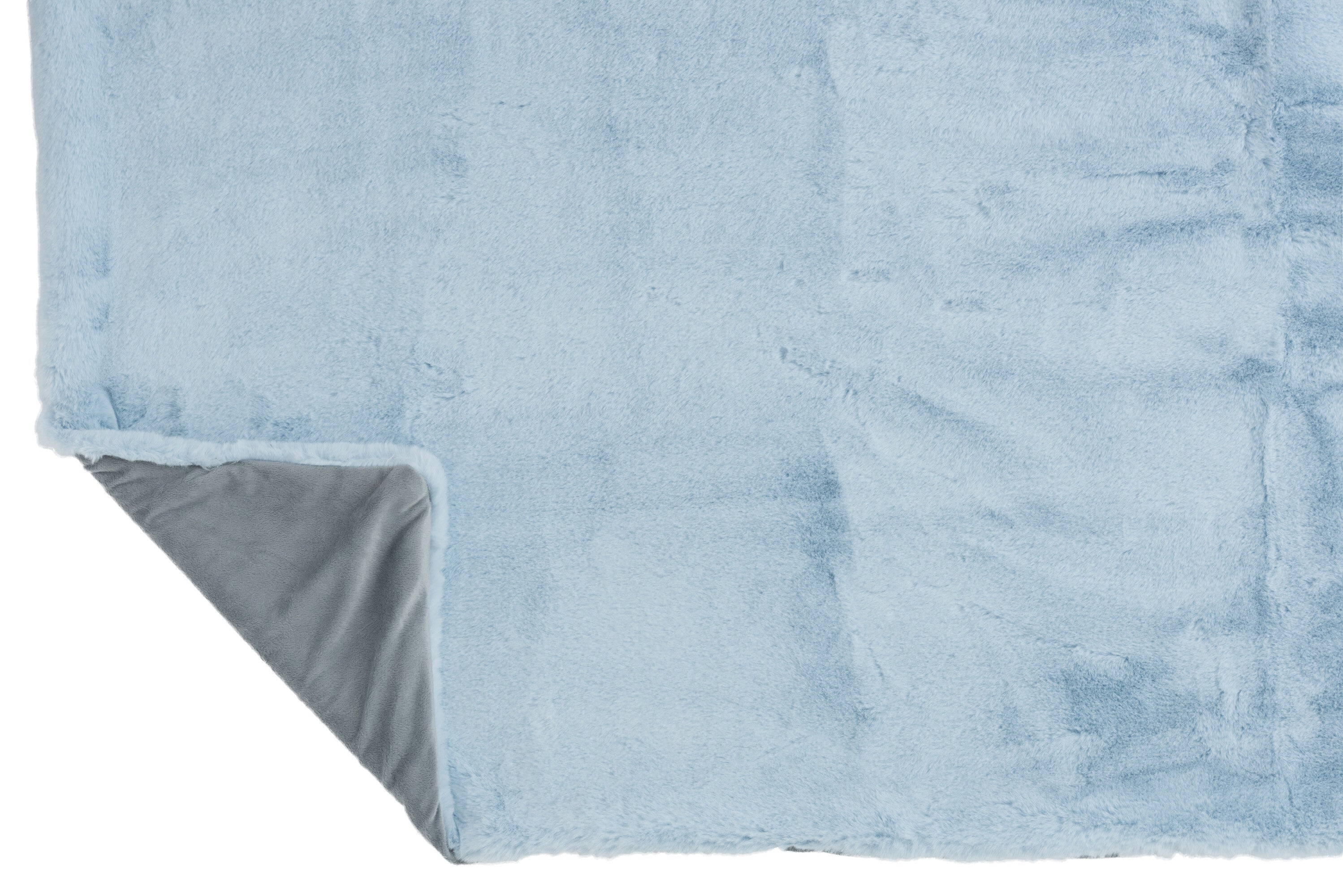 J-Line Plaid Cutie - Polyester – 180x130 cm – Lichtblauw