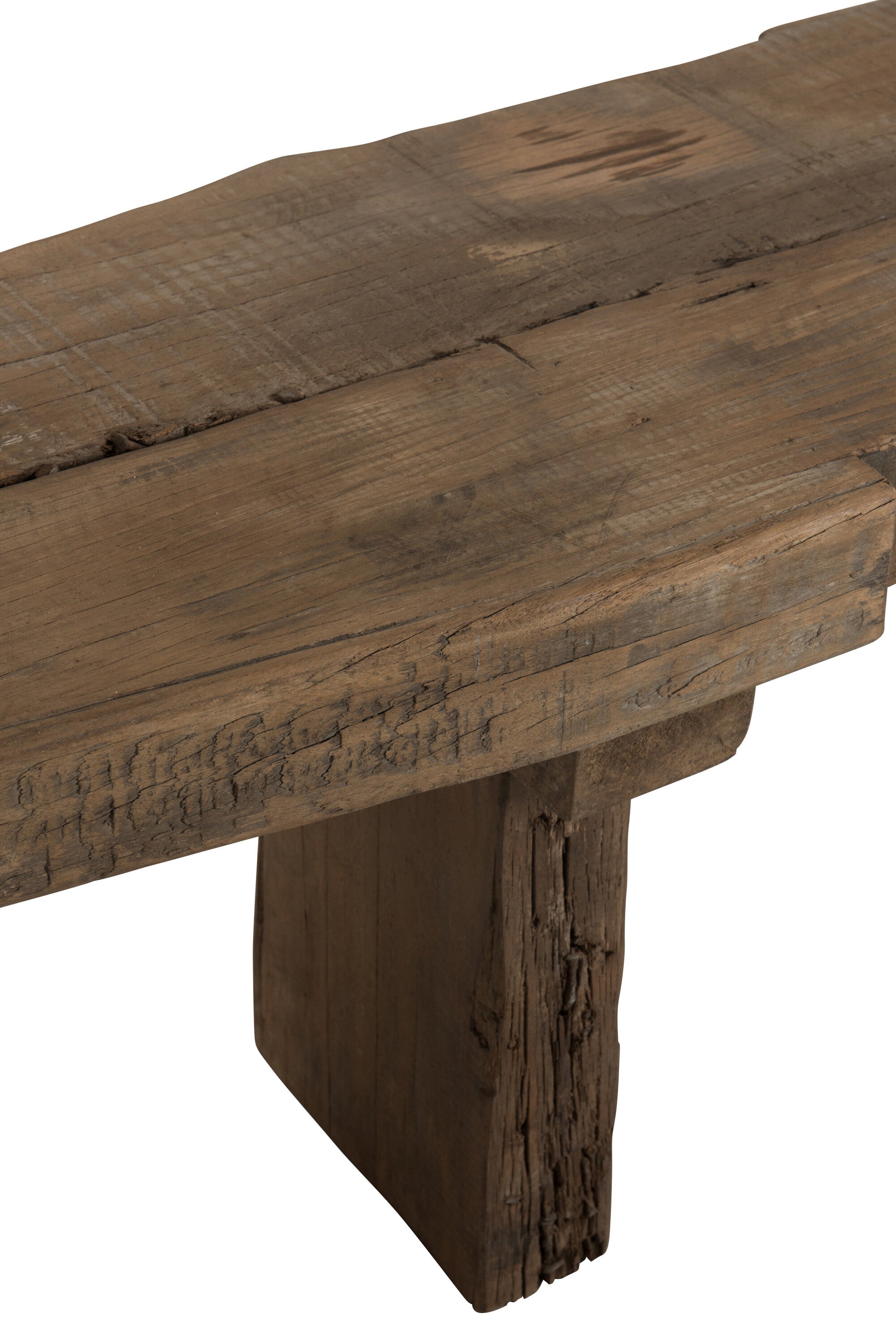 Bank Ruw Gerecycled Hout Bruin