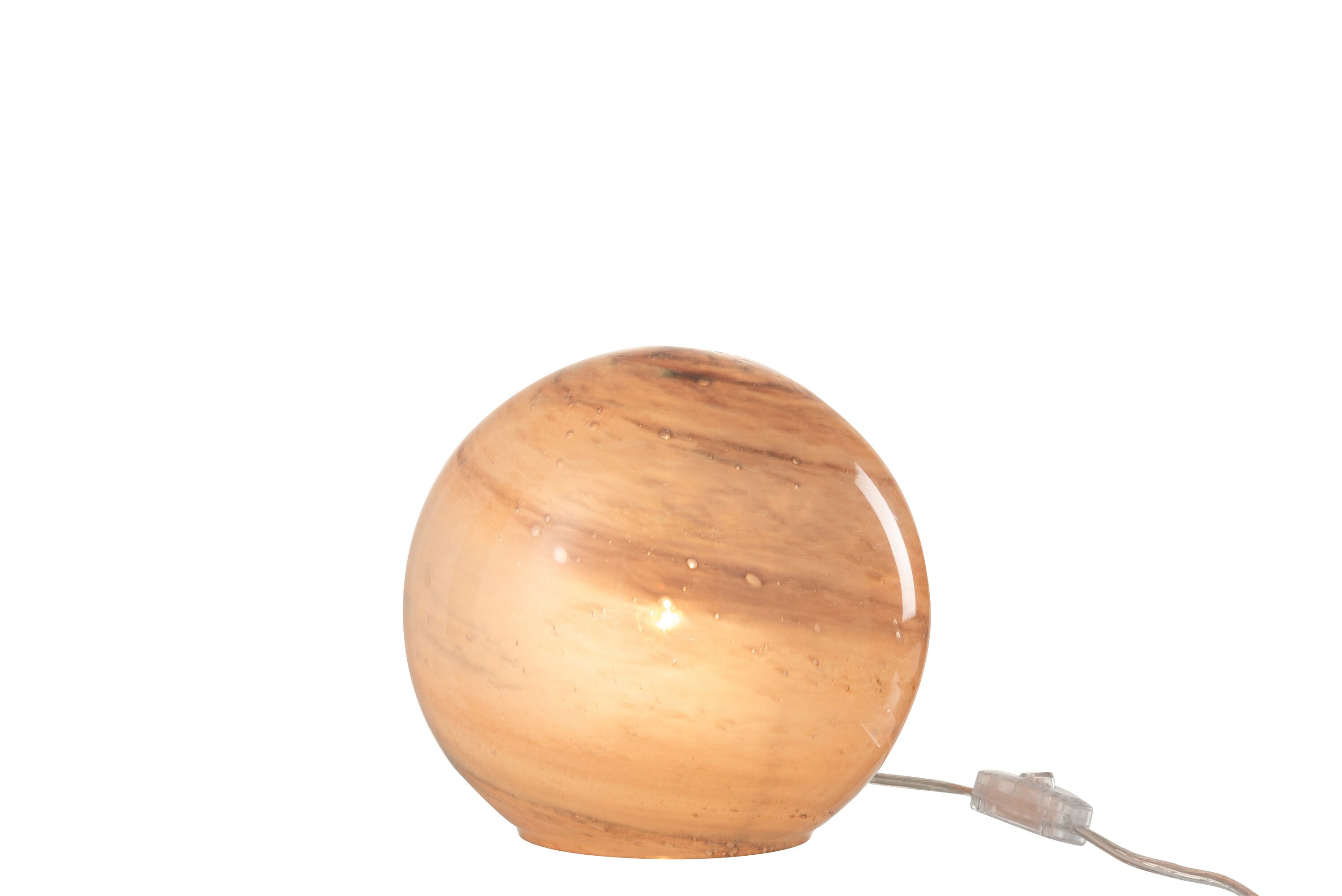 J-Line Lamp Dany Rond Glas Rose S