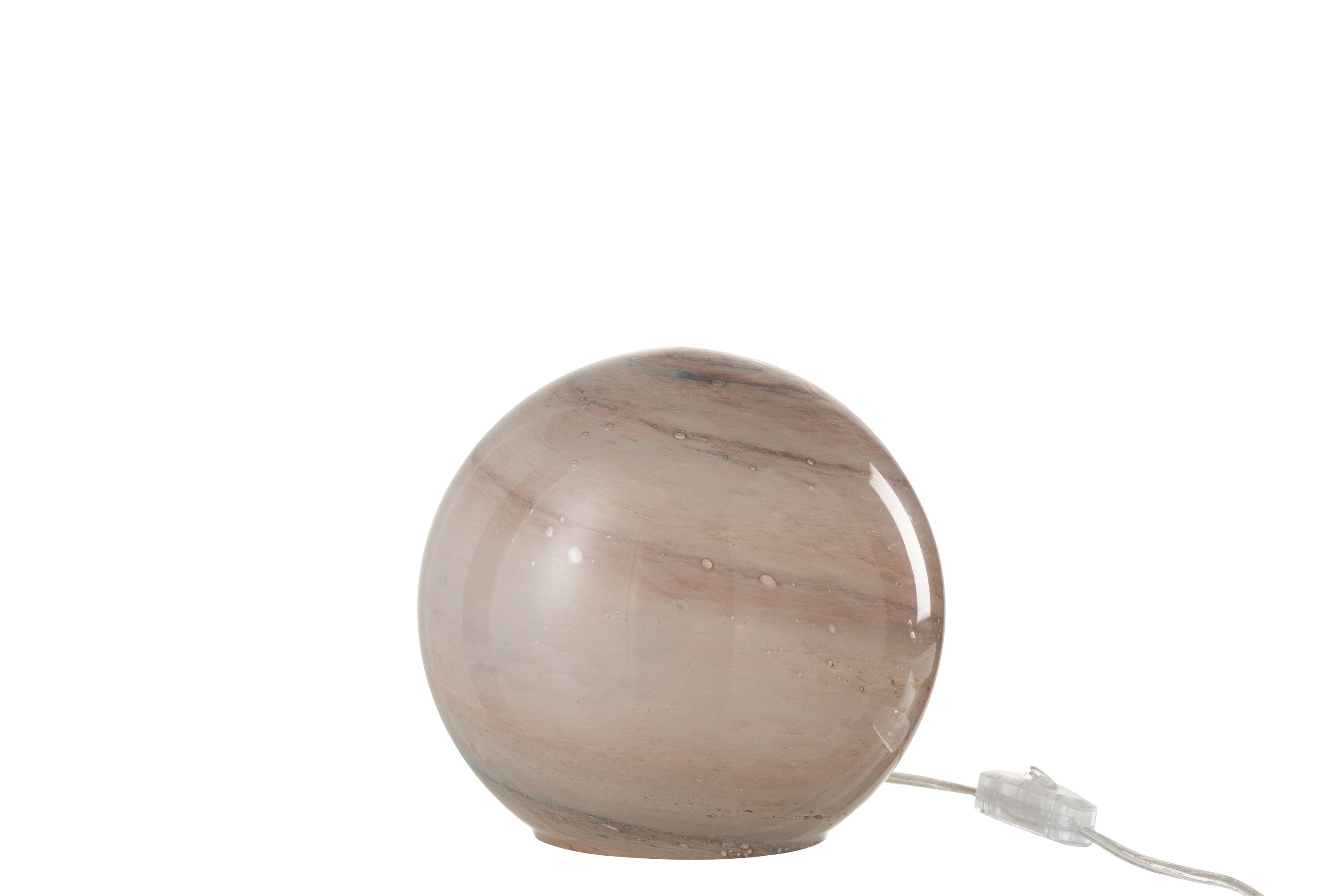 J-Line Lamp Dany Rond Glas Rose S