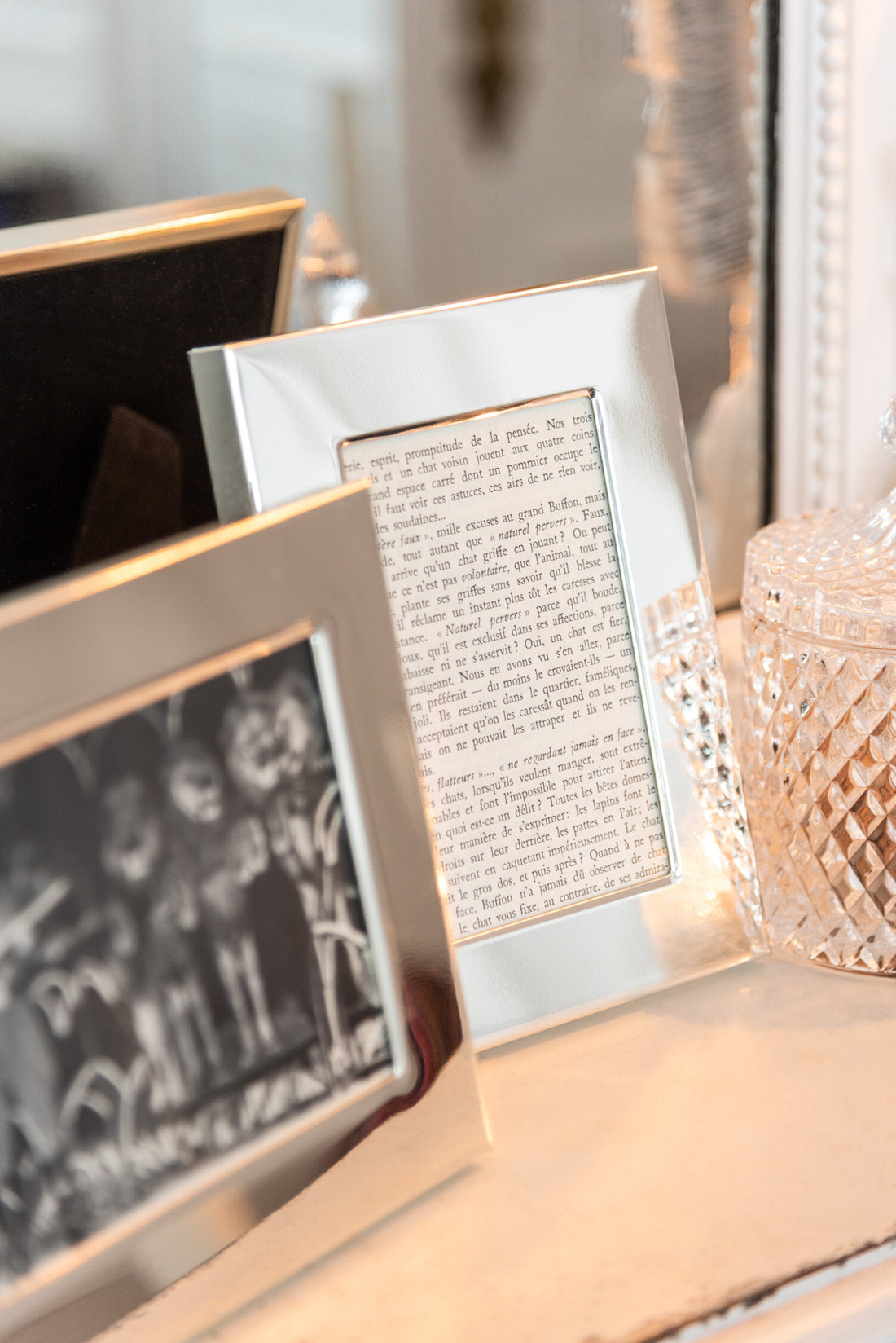 J-Line Fotolijst - Fotokader Brede Boord 10x15 Metaal Zilver S