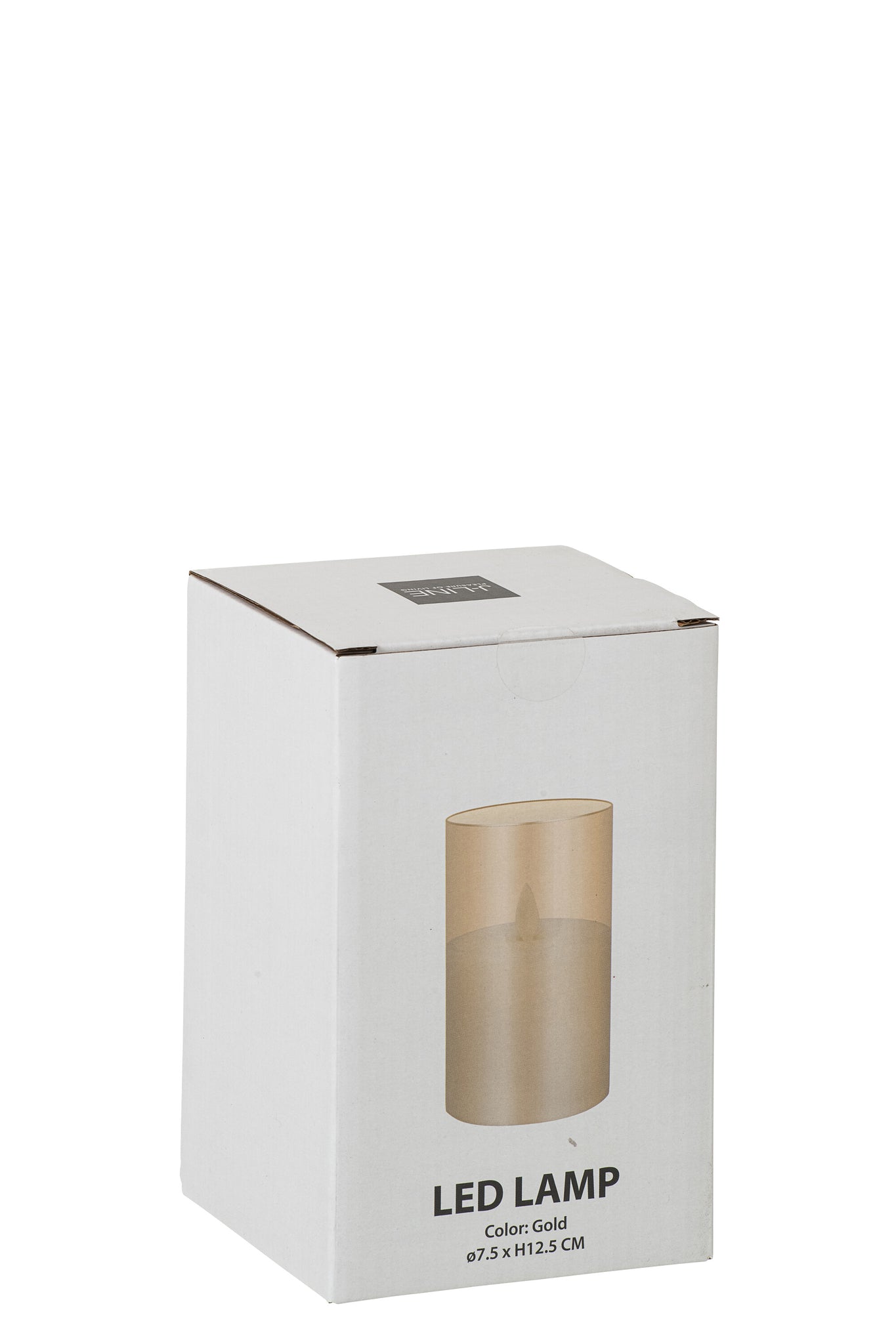 J-Line Ledlamp Blinkend Glas Goud Small