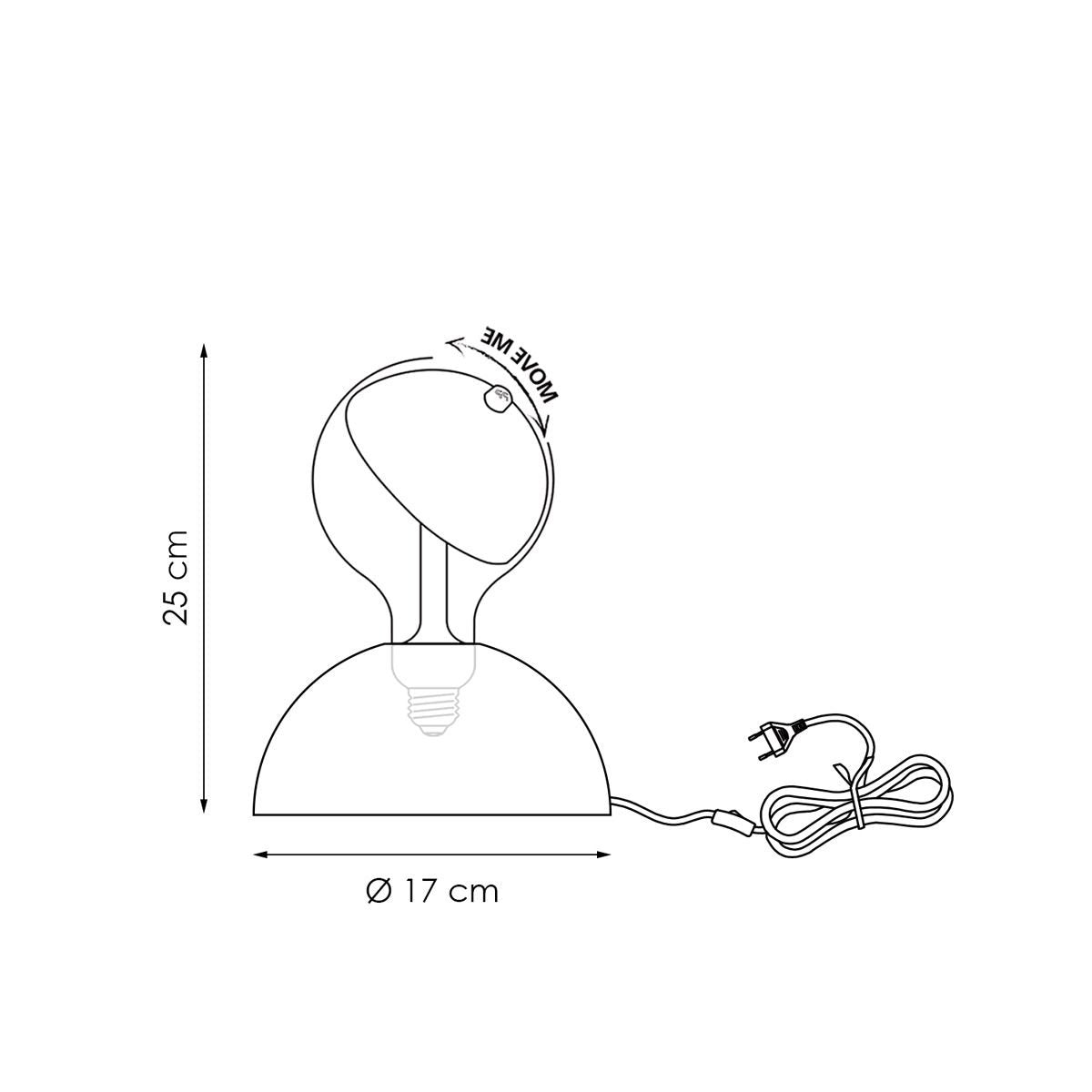 Hanglamp Move Me - Bumb Sphere 5.5W 2700K Wit