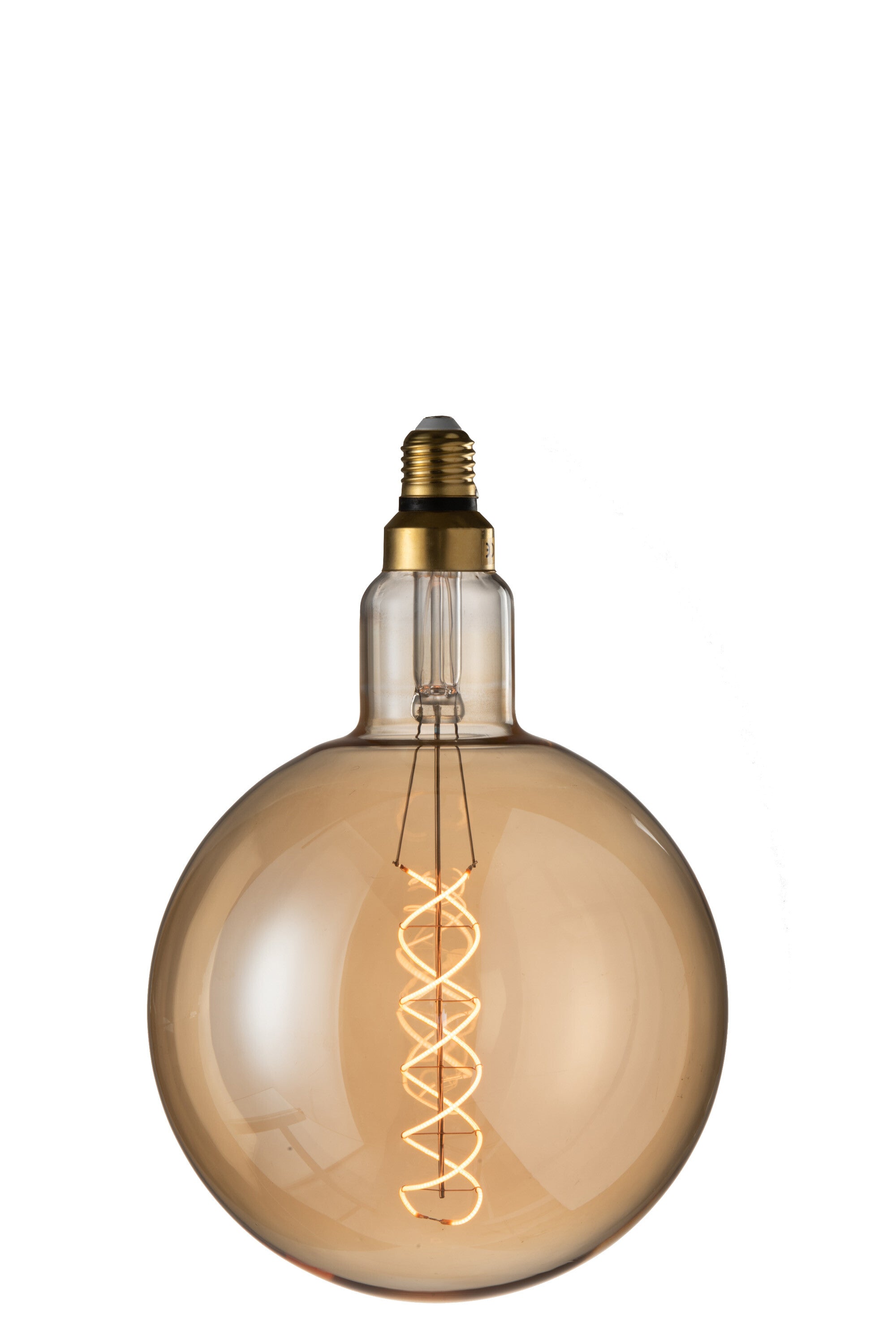 Ledlamp Amber G200 Dubbele Spiraal E27