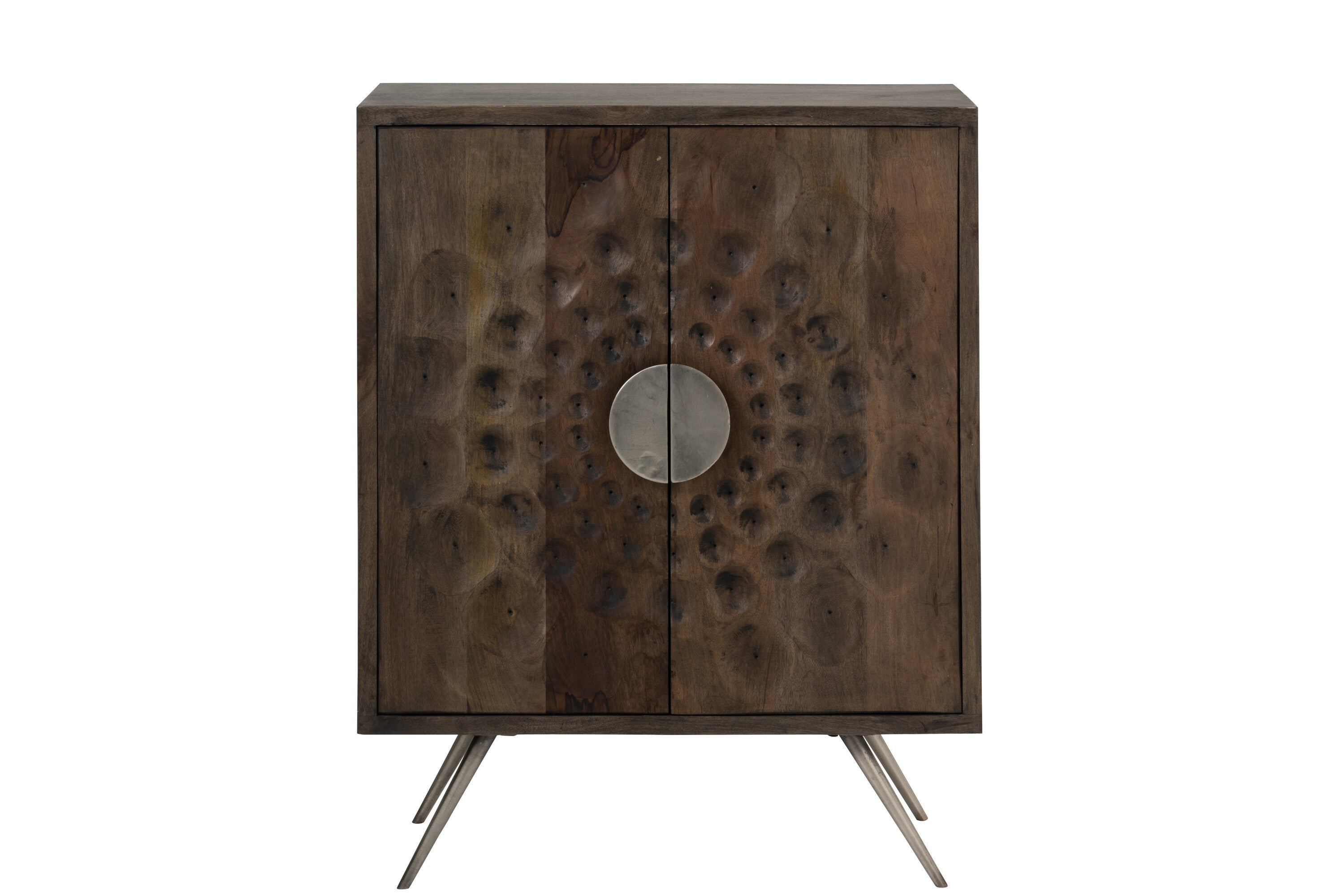 Kast 2 deuren Etnisch Mangohout Bruin