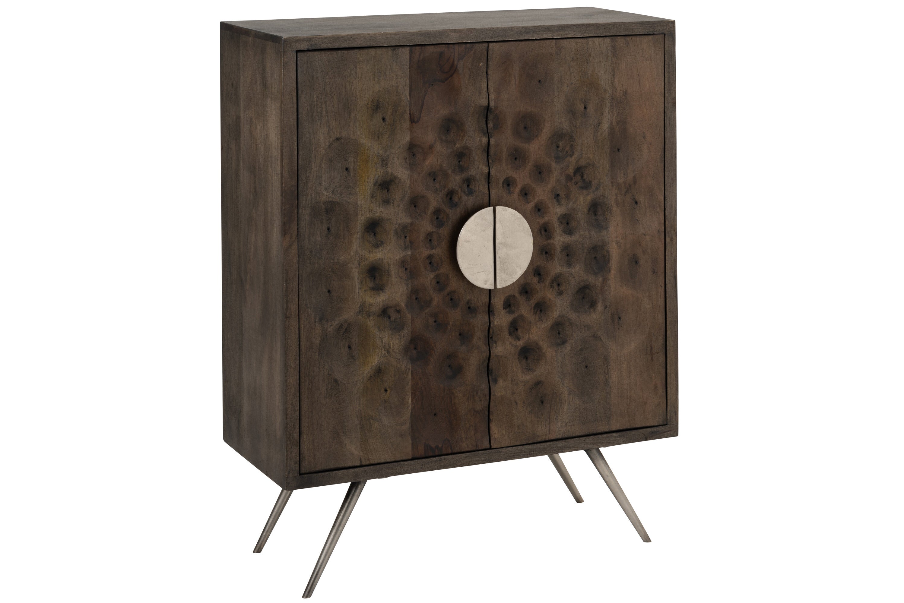 Kast 2 deuren Etnisch Mangohout Bruin