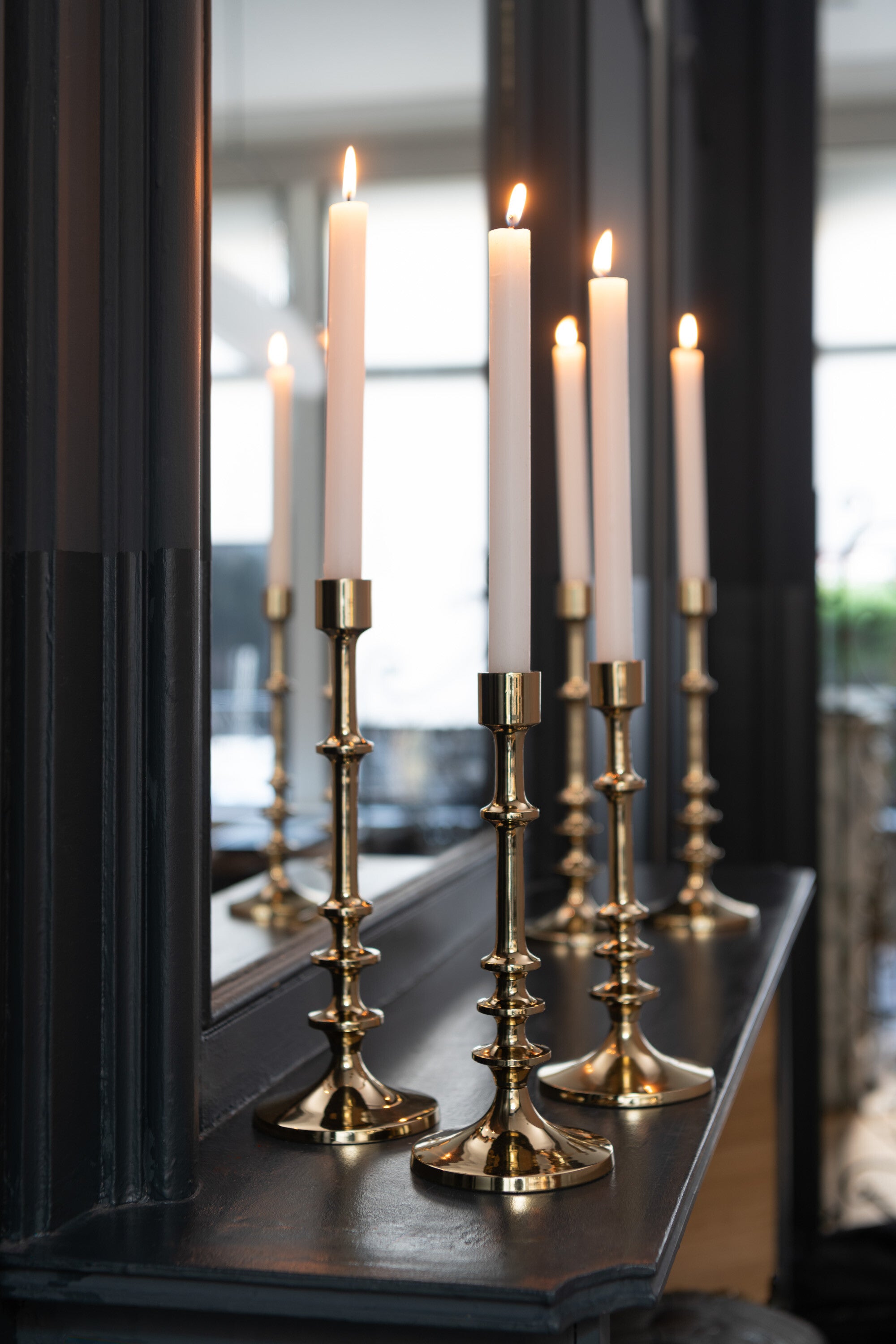 J-Line Kandelaar Woondecoratie – metaal – goud