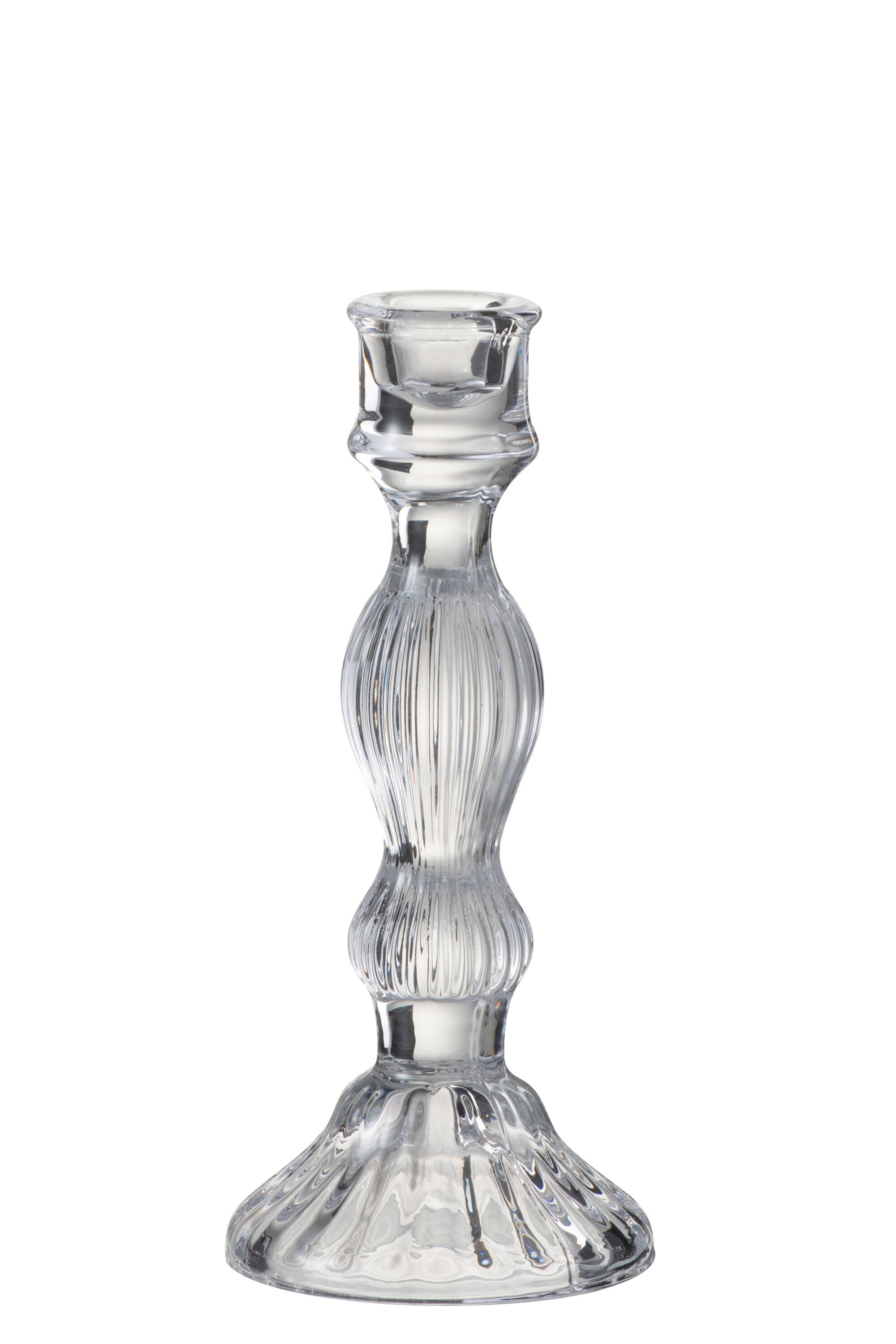 J-Line Kandelaar Bol Glas Transparant Large