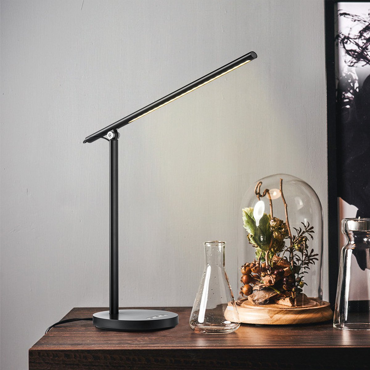 Dox Led Bureaulamp 5W Zwart - Verstelbare