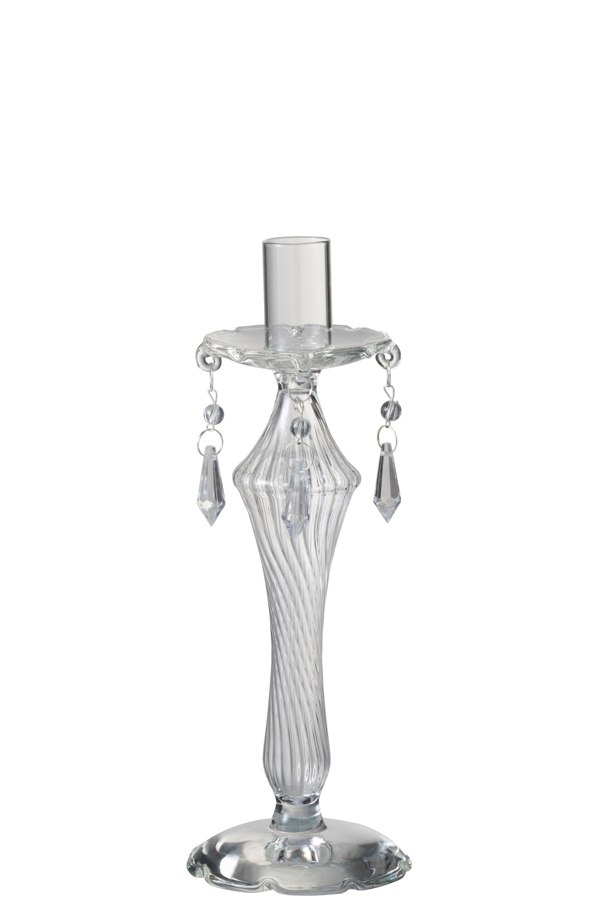 Kaarsenhouder Parelglas Transparant Klein