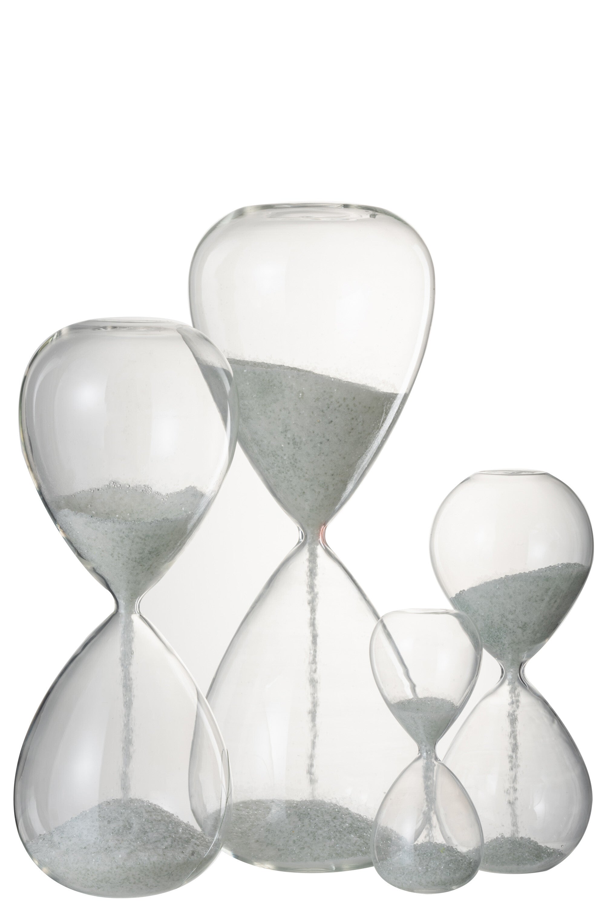 Zandloperparels Glas Wit Extra Groot