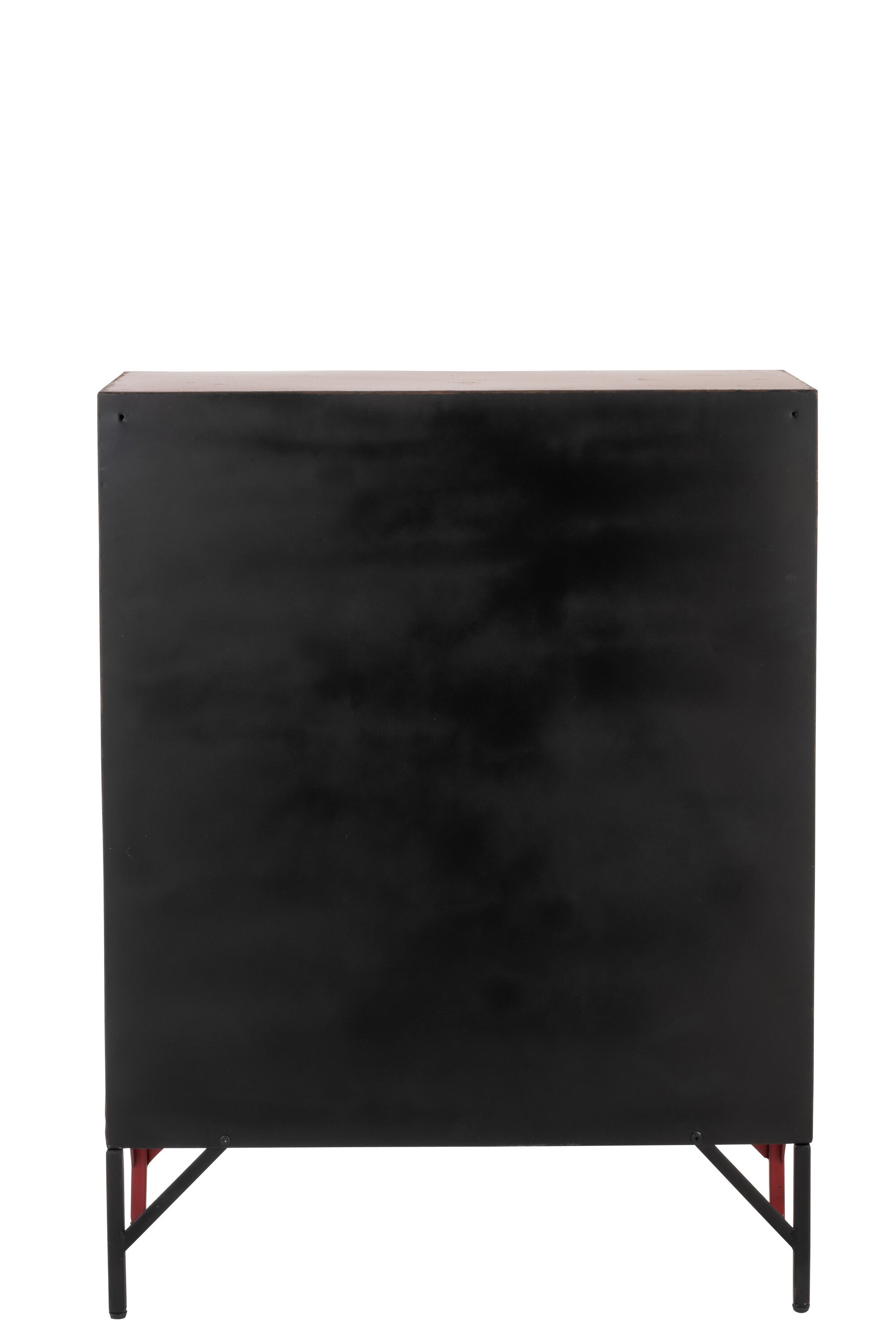 Kast 9 laden Metaal Rood