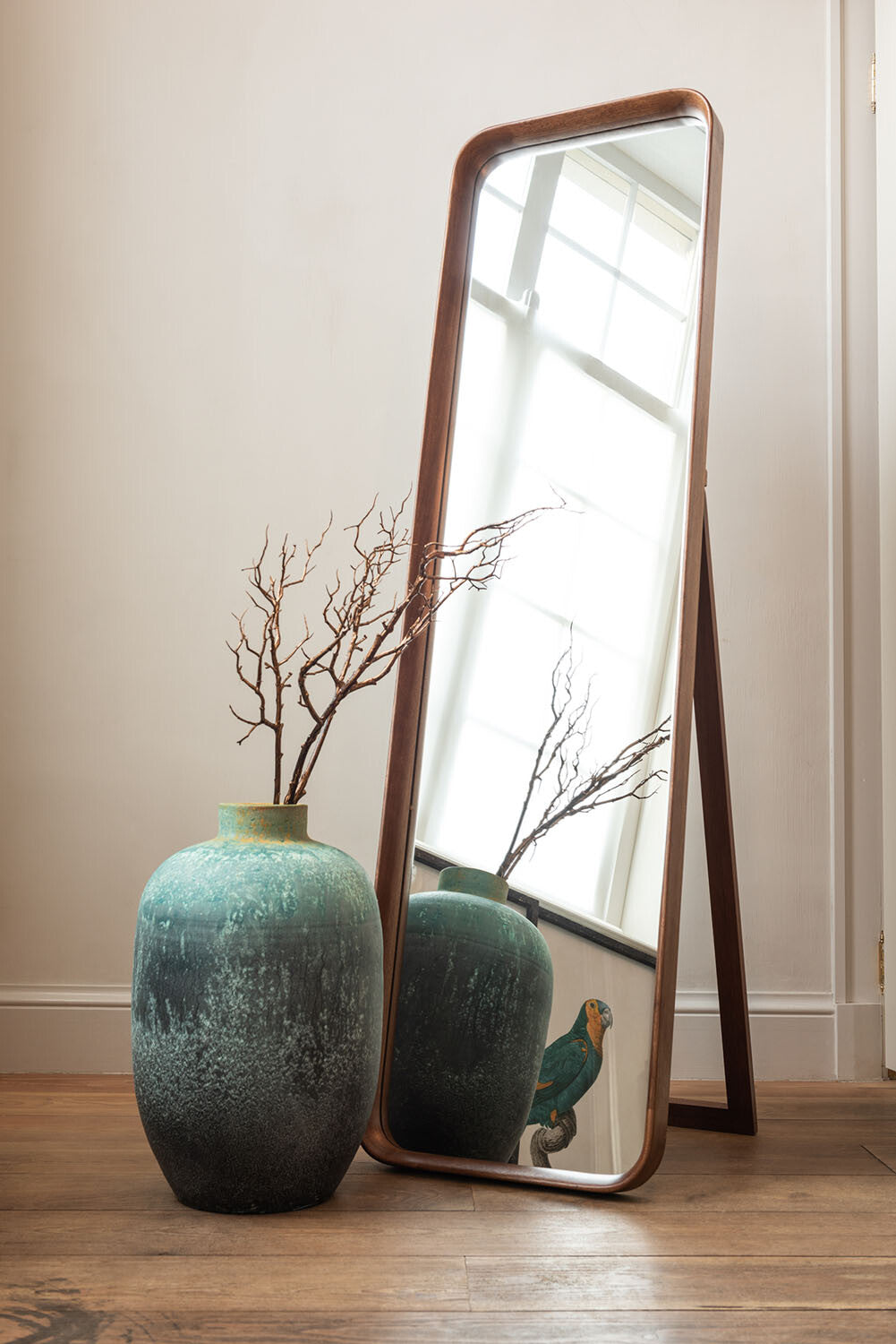 Vaas Vintage Keramiek Azuur Klein