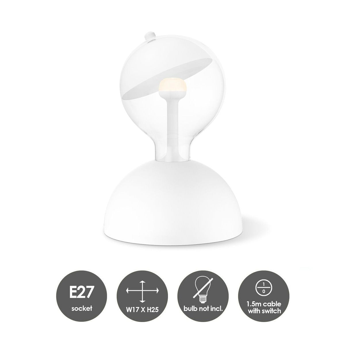 Hanglamp Move Me - Bumb Sphere 5.5W 2700K Wit