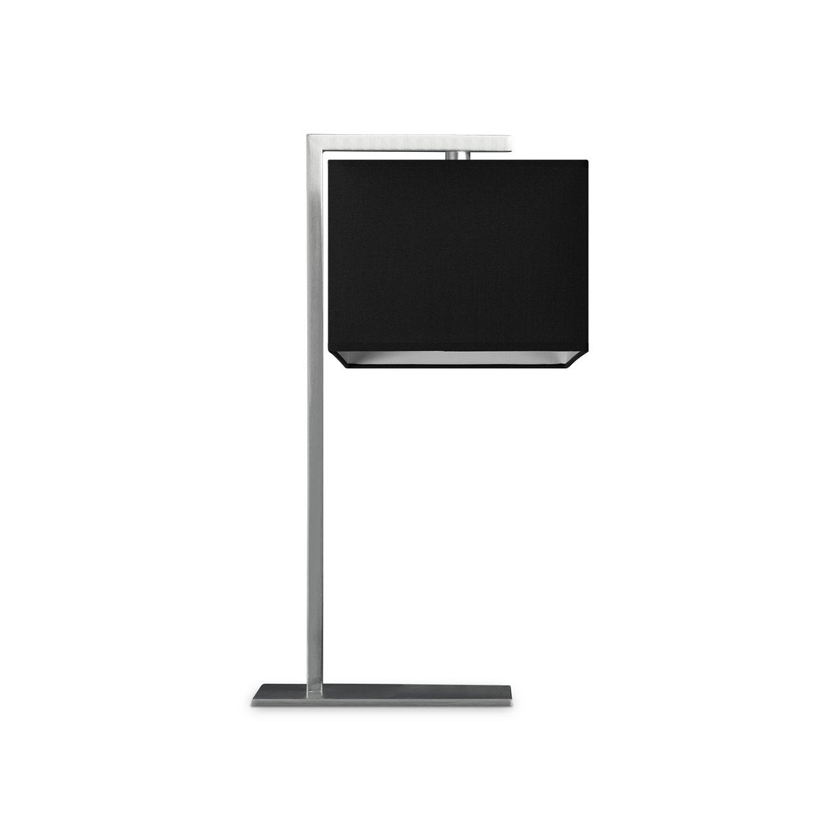 Tafellamp Bling - Block, E27, zwart, 20x20x15,5cm