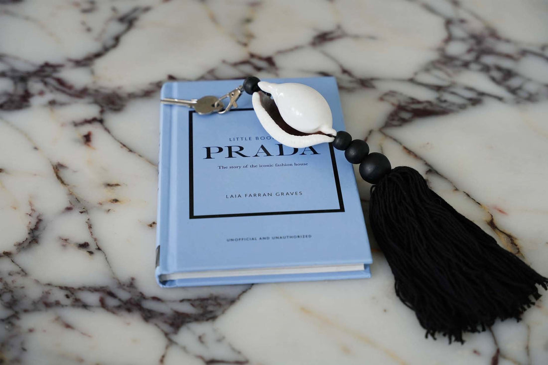 De Togian Sleutelhanger - Zwart Wit