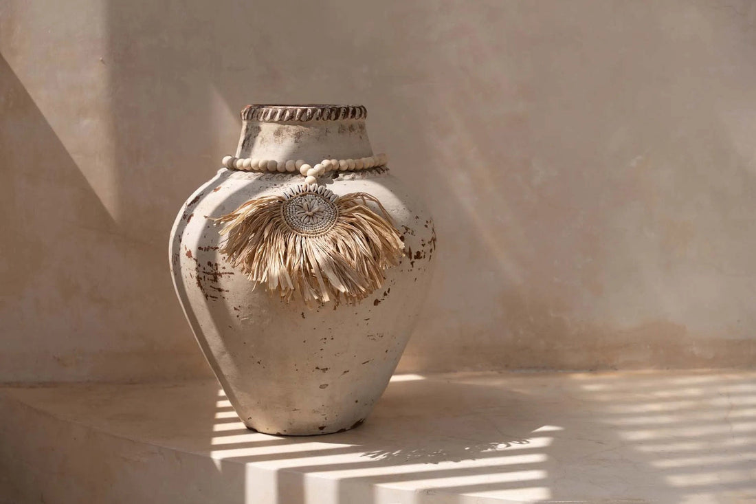 De Raffia Tajoe Kwast - Natuurlijk