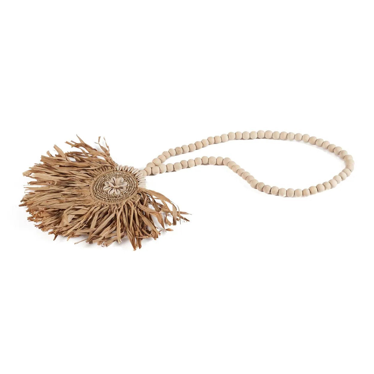 De Raffia Tajoe Kwast - Natuurlijk