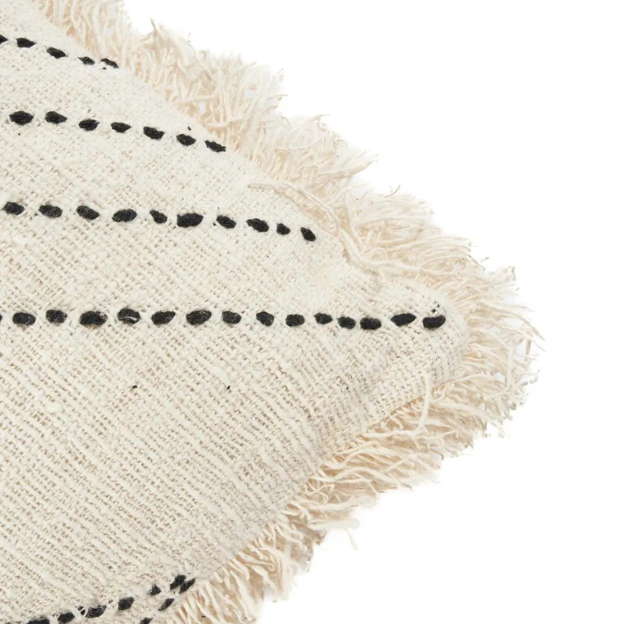 De Tribale Kussenhoes - Natuurlijk Zwart