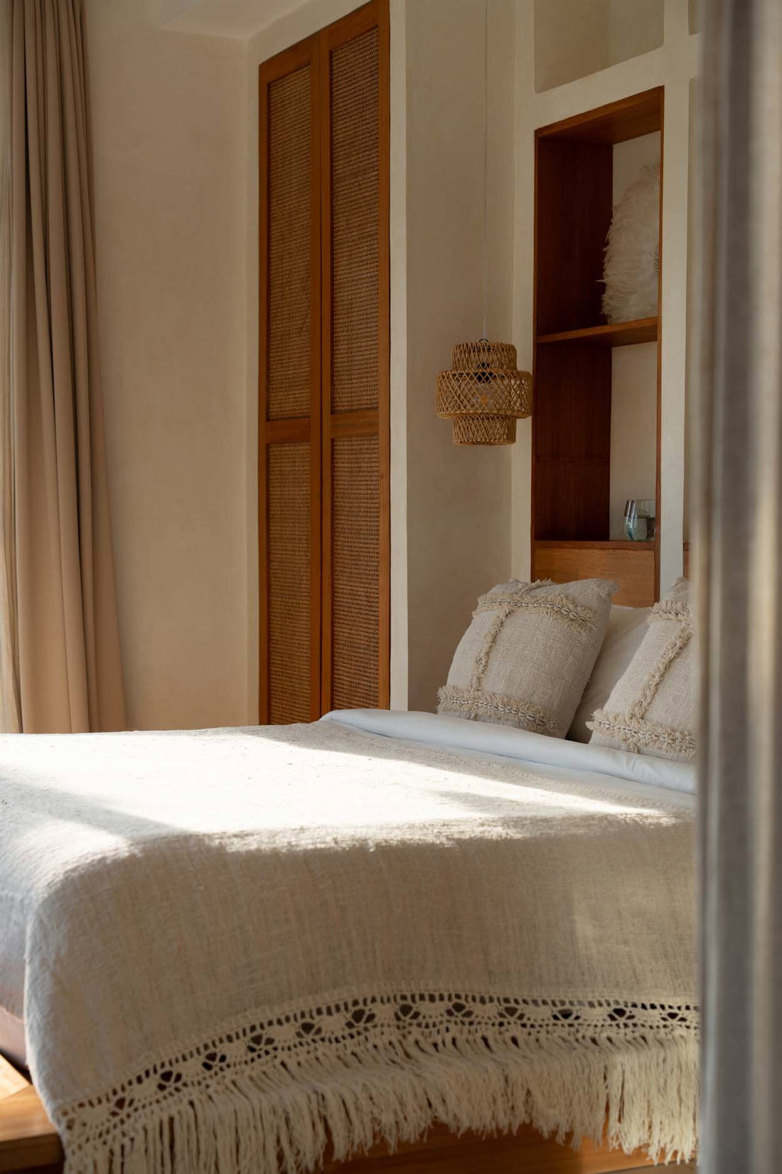 De Gypsy Bed Throw - Natural