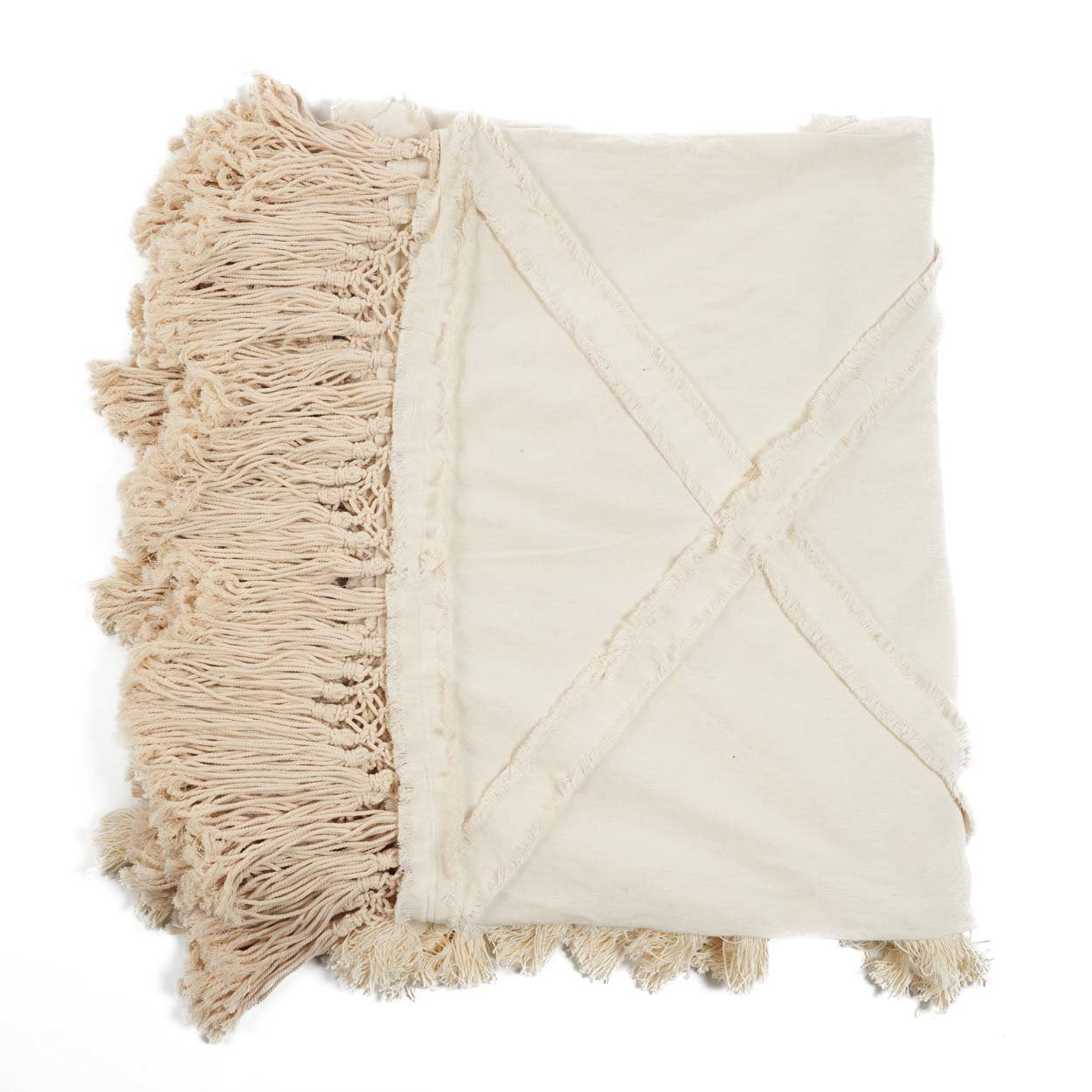 De Berber Bed Throw - Natural