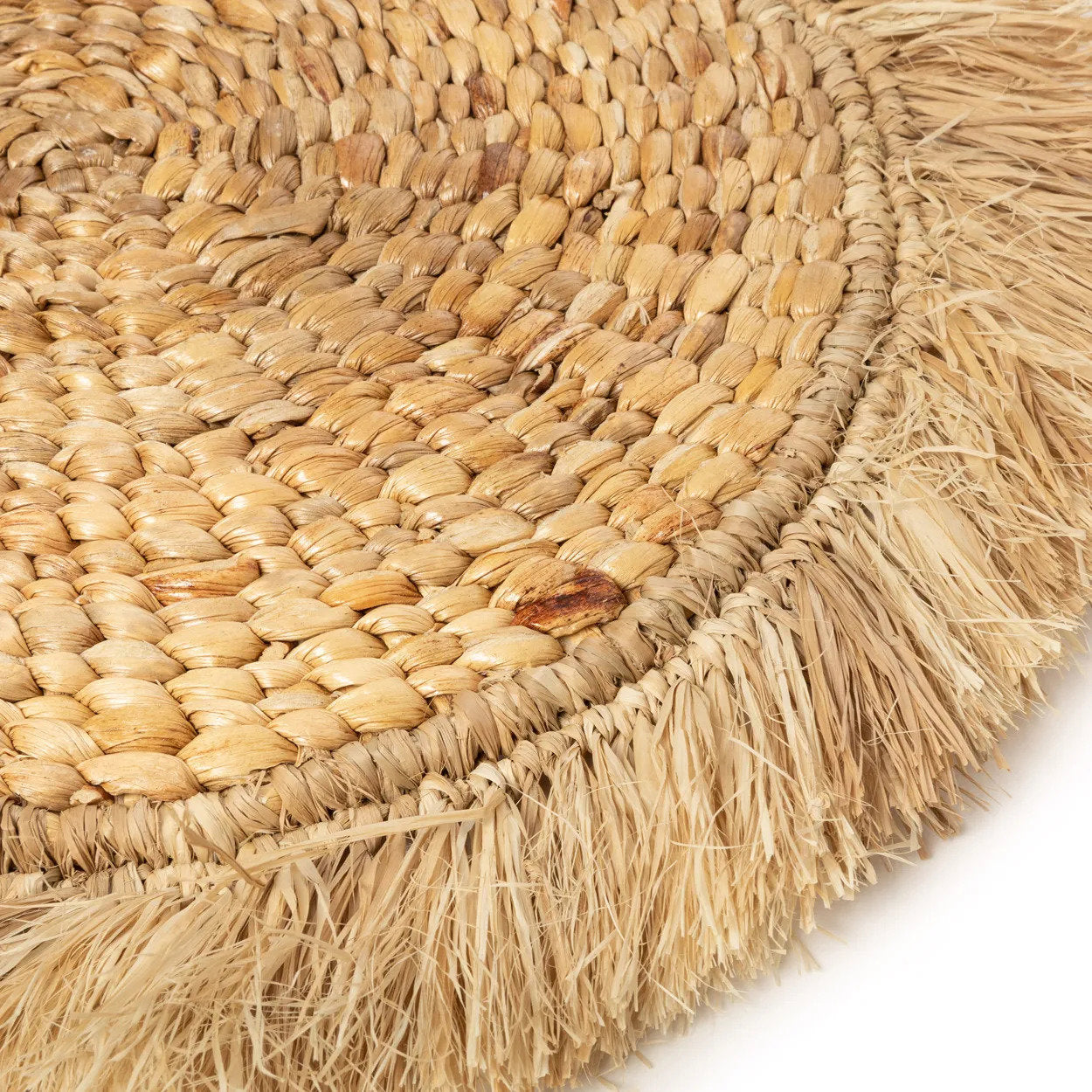 De Water Hyacinth Raffia Placemat - Naturel