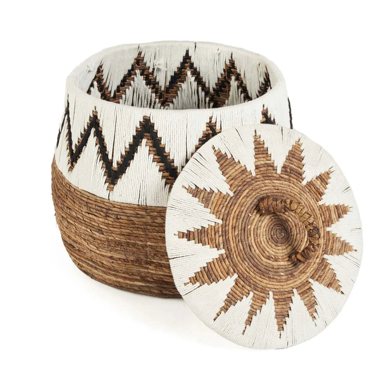 De Little Bay Beach Basket - Natural White - L