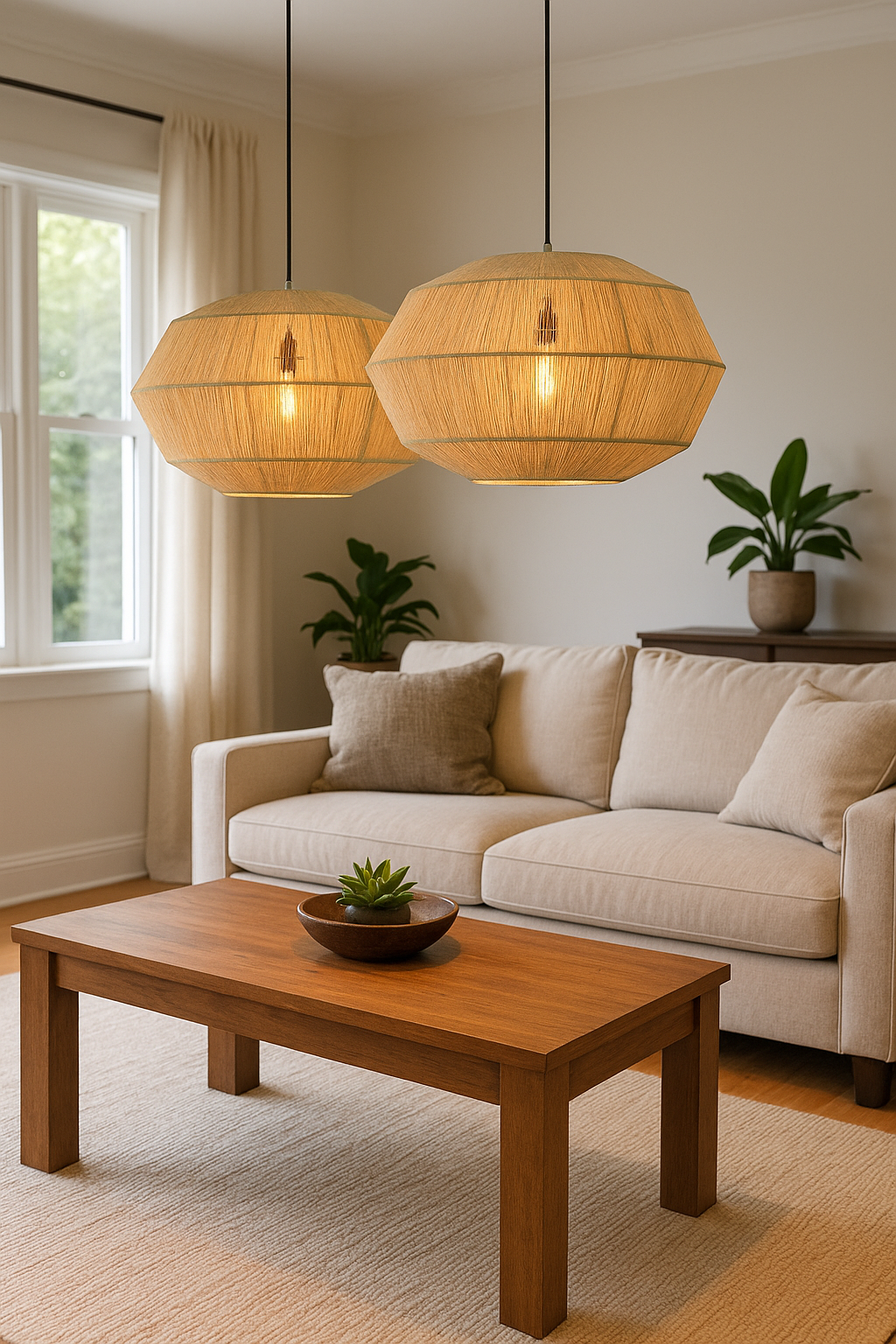 Belvivere Aruna Shade - handgeweven jute maakt deze lamp uniek