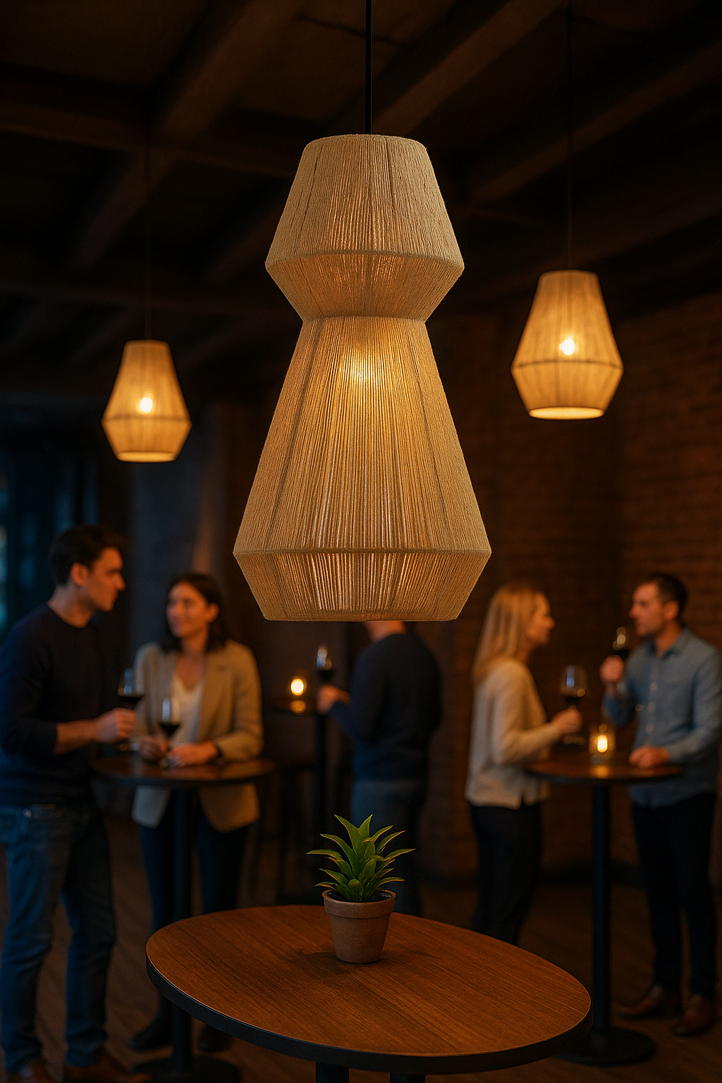 Belvivere Nordic Cone – Design Hanglamp van Jute Touw
