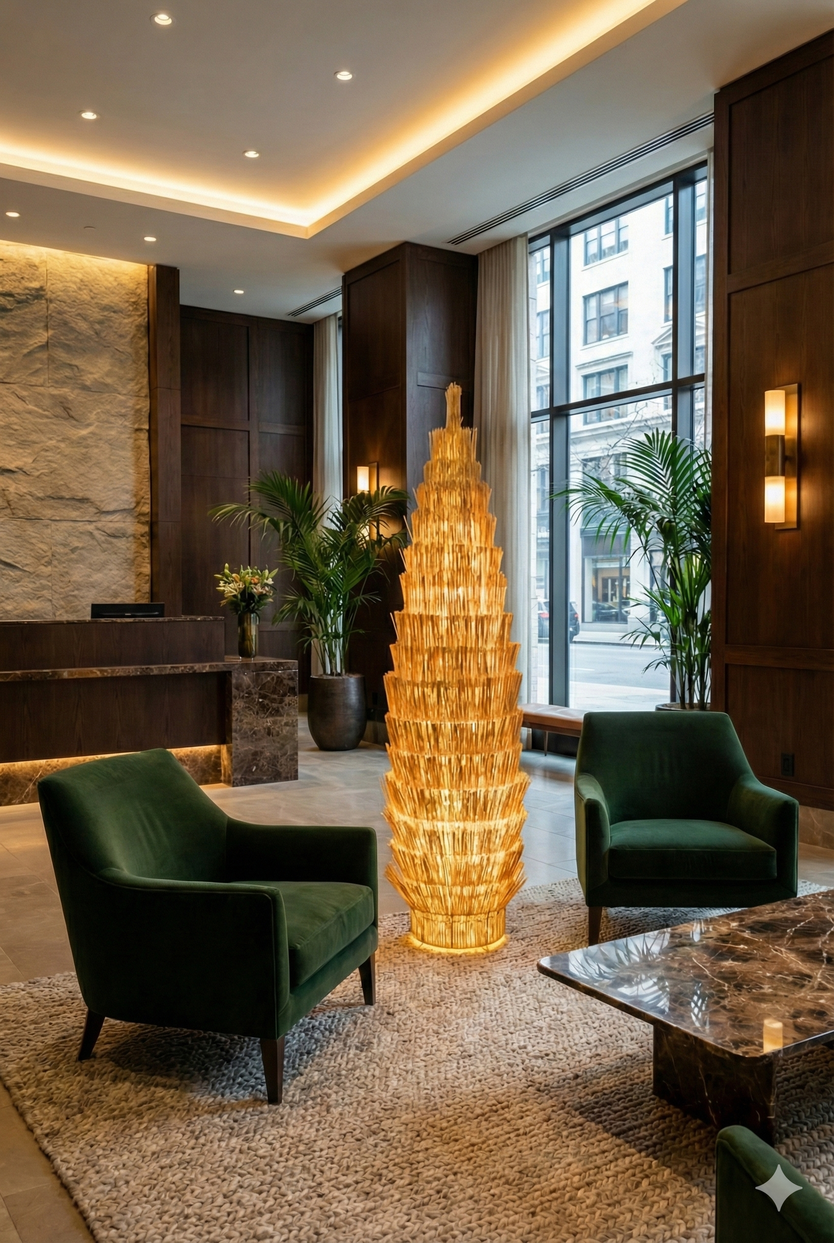 Belvivere Orida vloerlamp – Natuurlijke Lichttoren