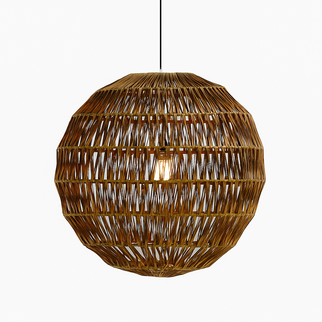 Belvivere Banda Aura – Handgemaakte Rotan Hanglamp