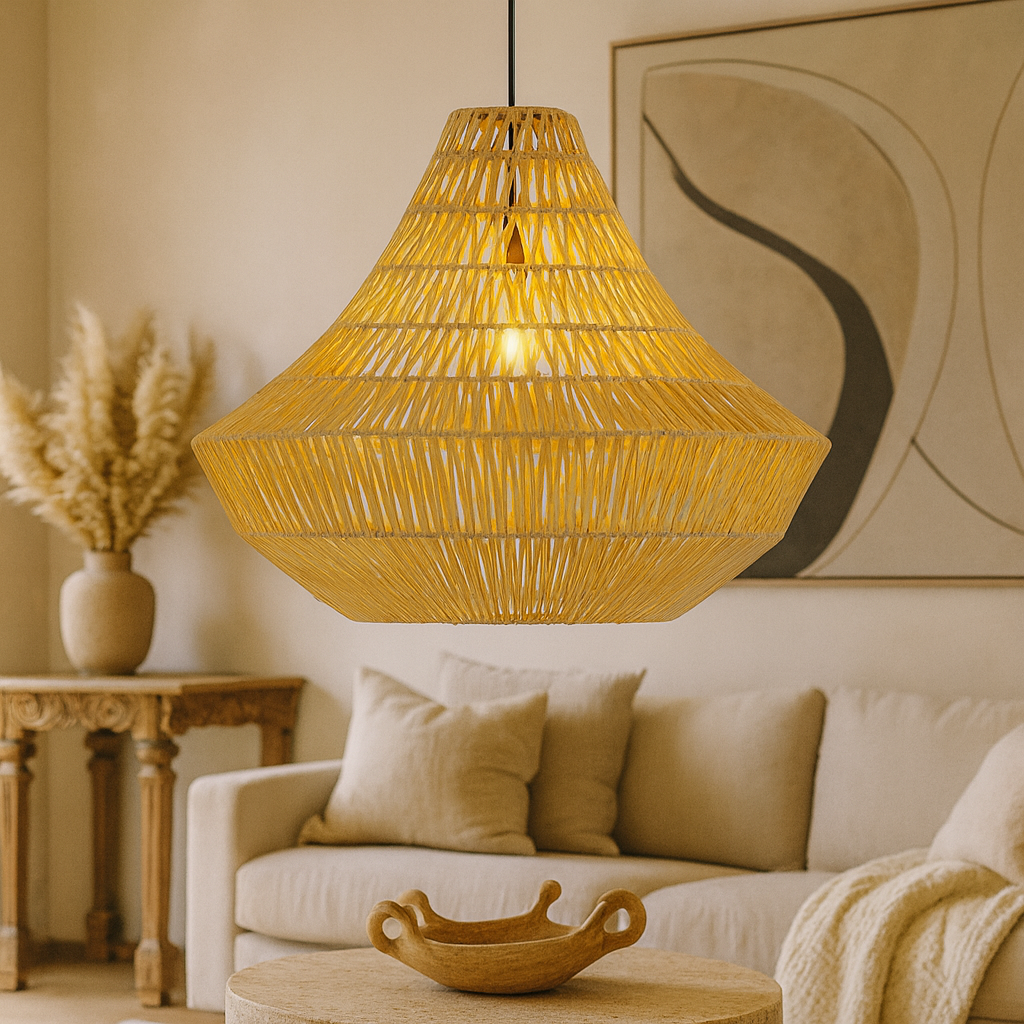 Belvivere Java Crest – Handgevlochten Rotan rond metalen frame , puur vakmanschap