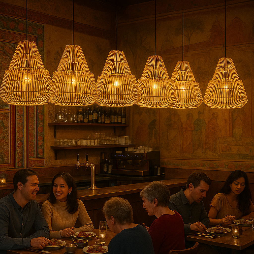 Belvivere Aruna Mentari- handgevlochten vakwerk uit Indonesie